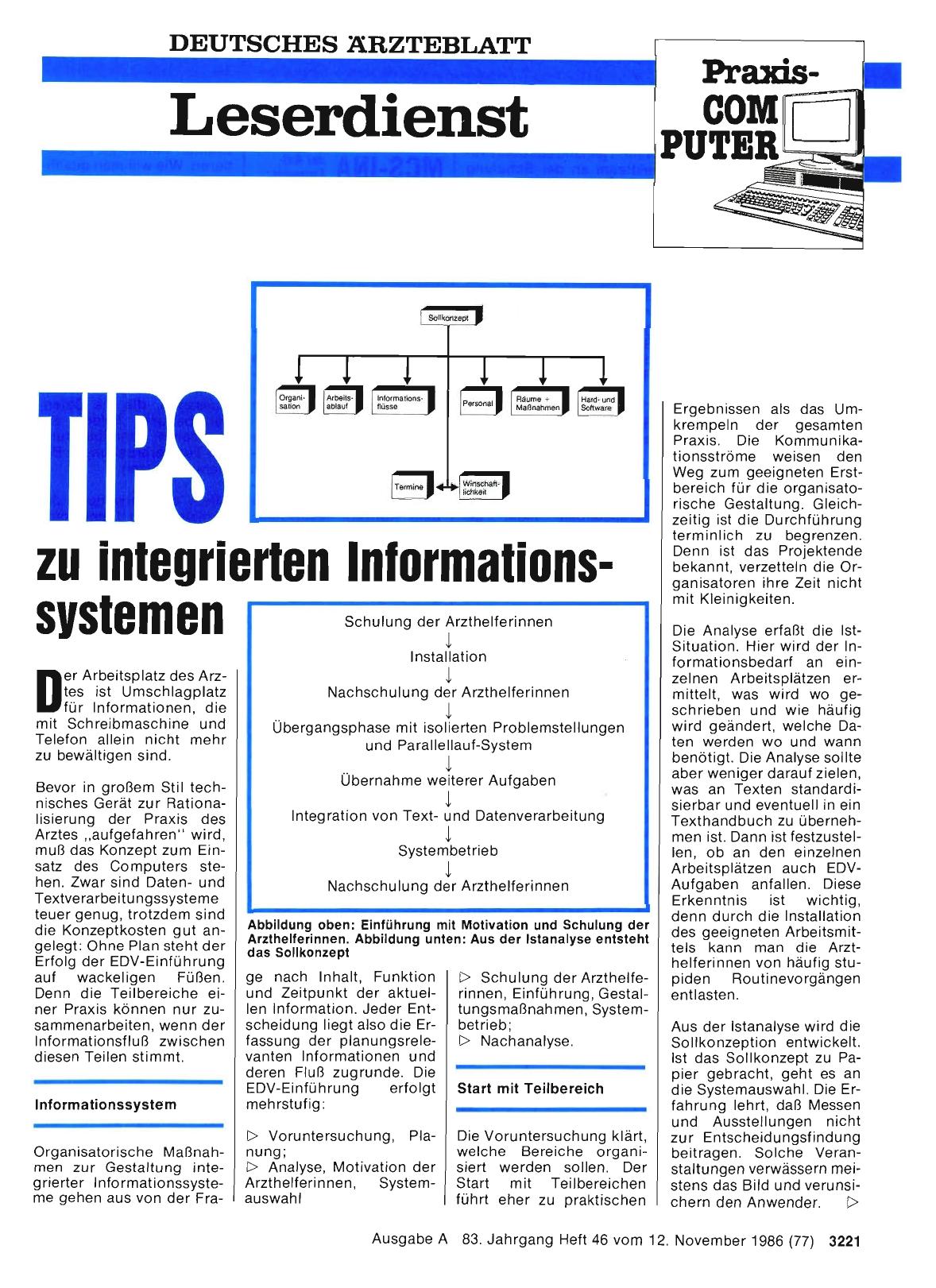 Vorschauseite 1: Tips zu integrierten Informationssystemen