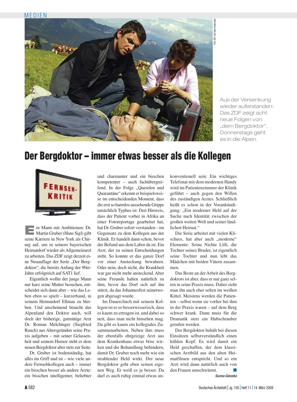 Vorschauseite 1: Der Bergdoktor – immer etwas besser als die Kollegen
