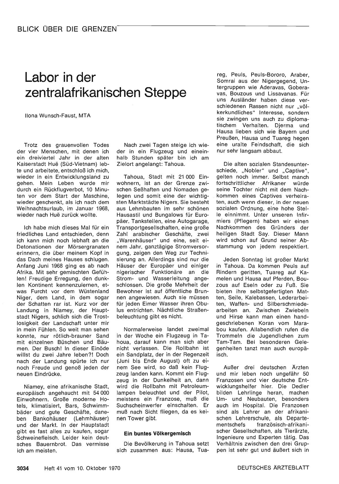 Vorschauseite 1: Labor in der zentralafrikanischen Steppe