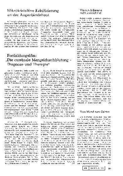 Vorschauseite 1: Vom Mund zum Gehirn