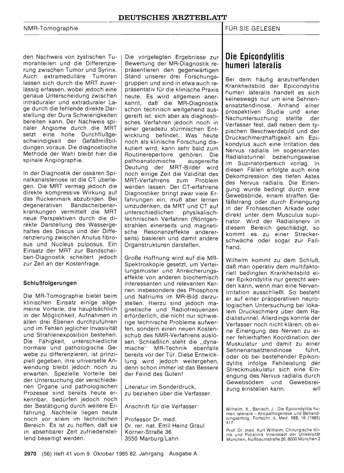 Vorschauseite 1: Die Epicondylitis humeri lateralis