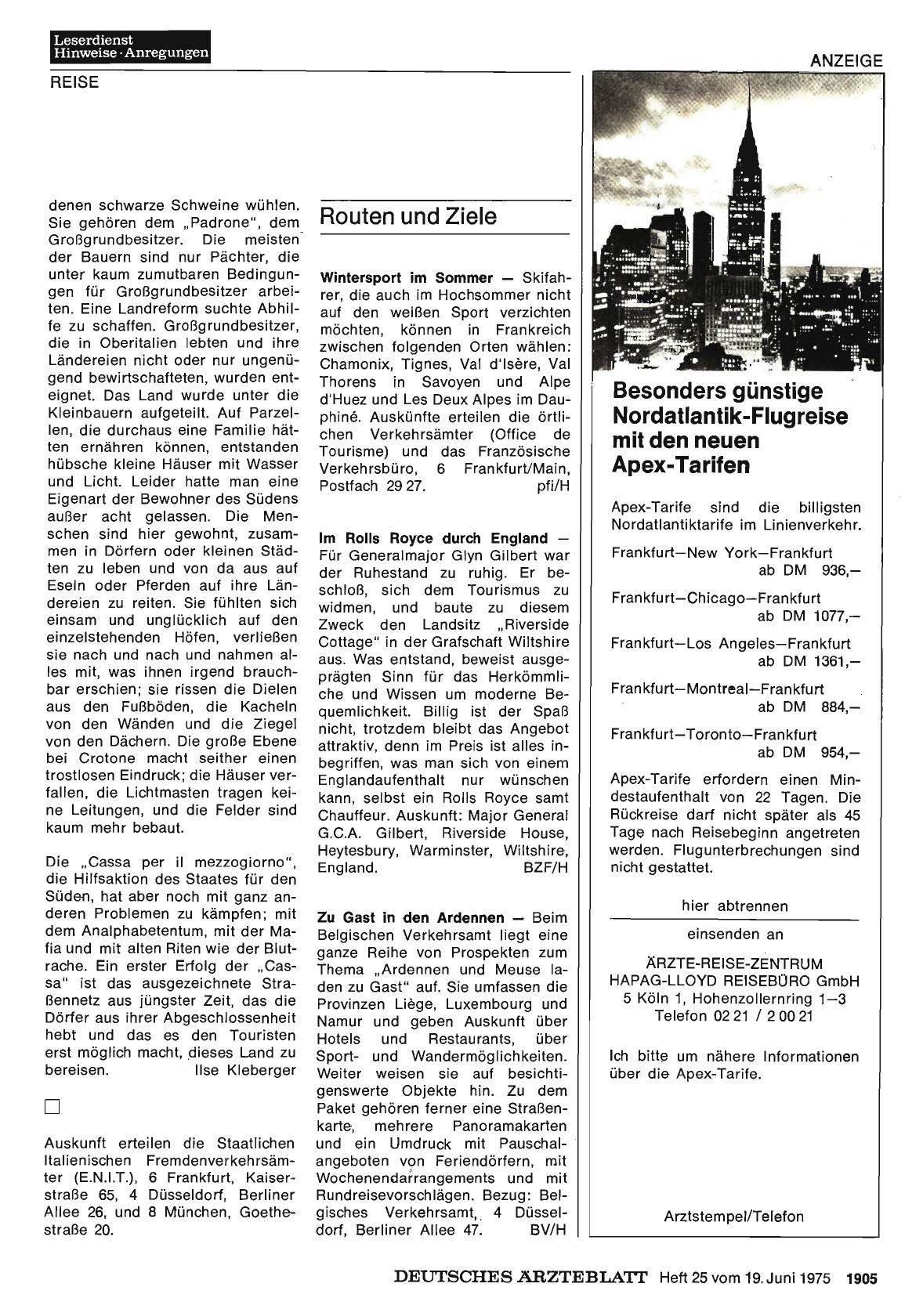 Vorschauseite 1: Routen und Ziele