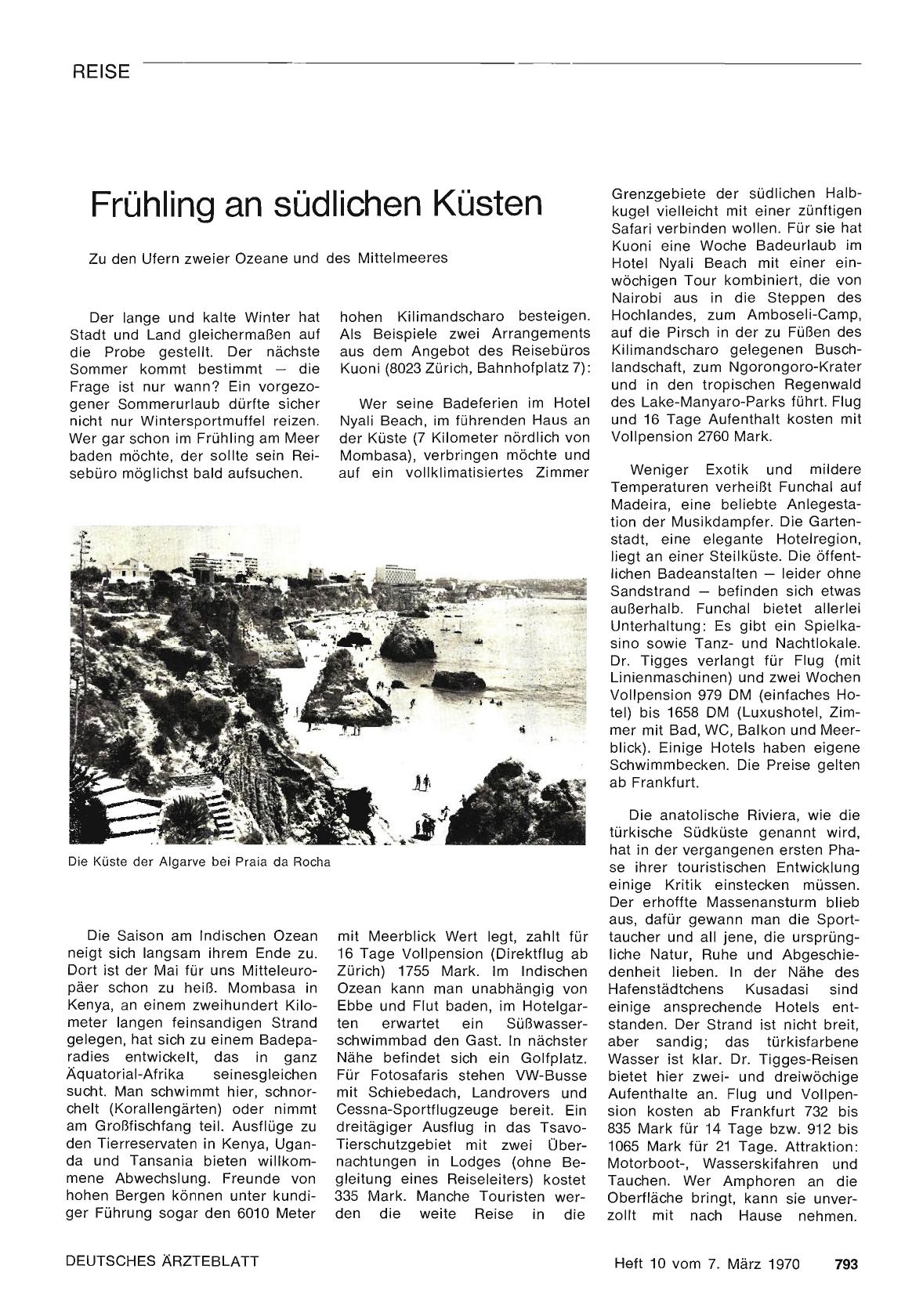 Vorschauseite 1: Frühling an südlichen Küsten