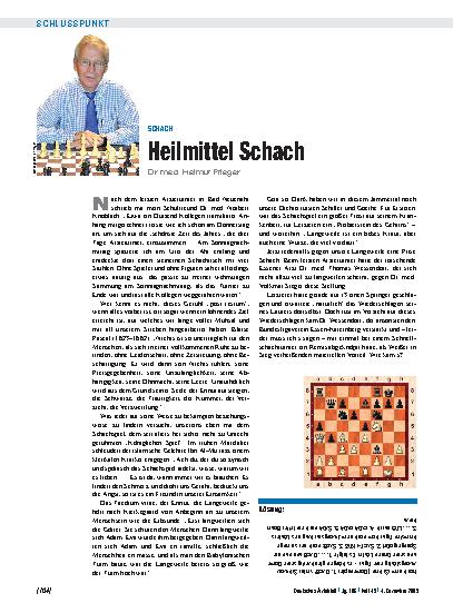 Vorschauseite 1: Schach: Heilmittel Schach