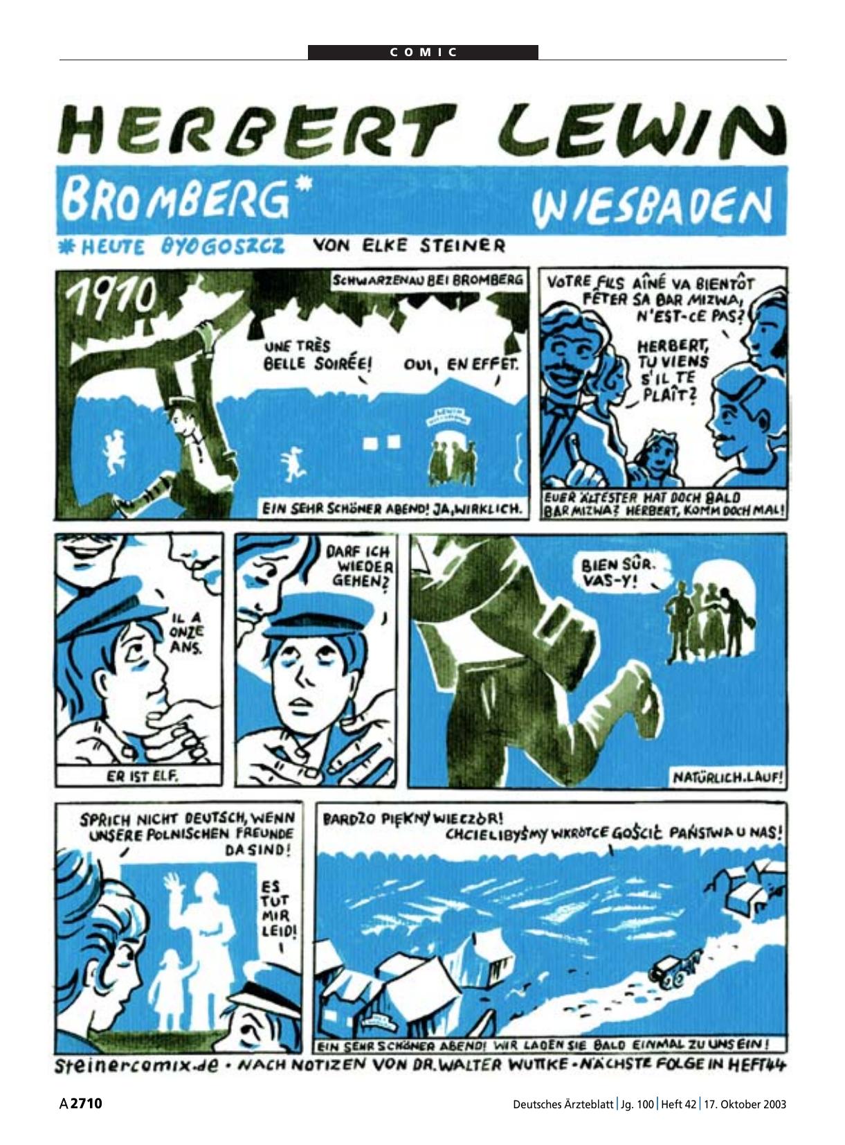 Vorschauseite 1: Herbert Lewin