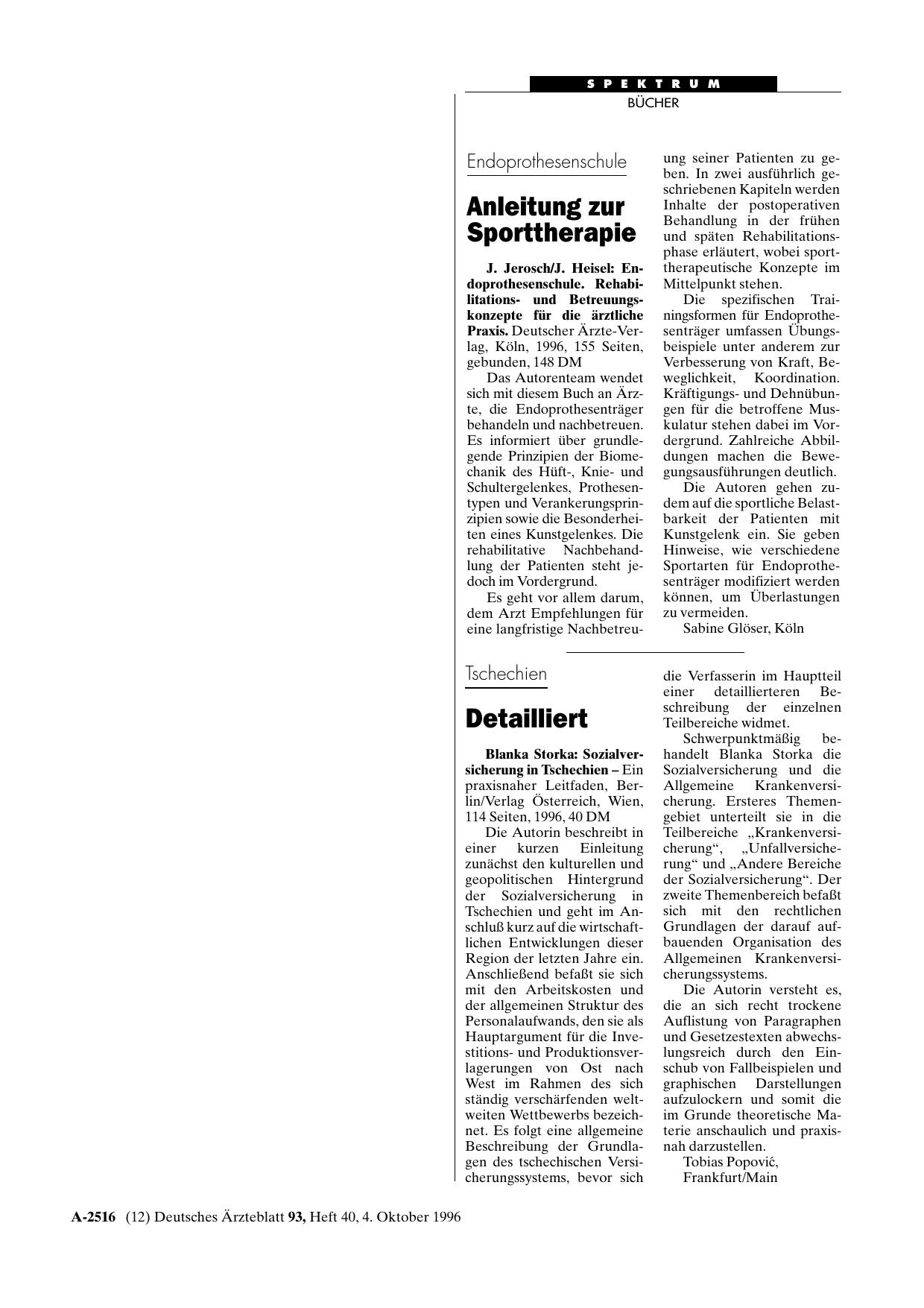 Vorschauseite 1: Sozialversicherung in Tschechien