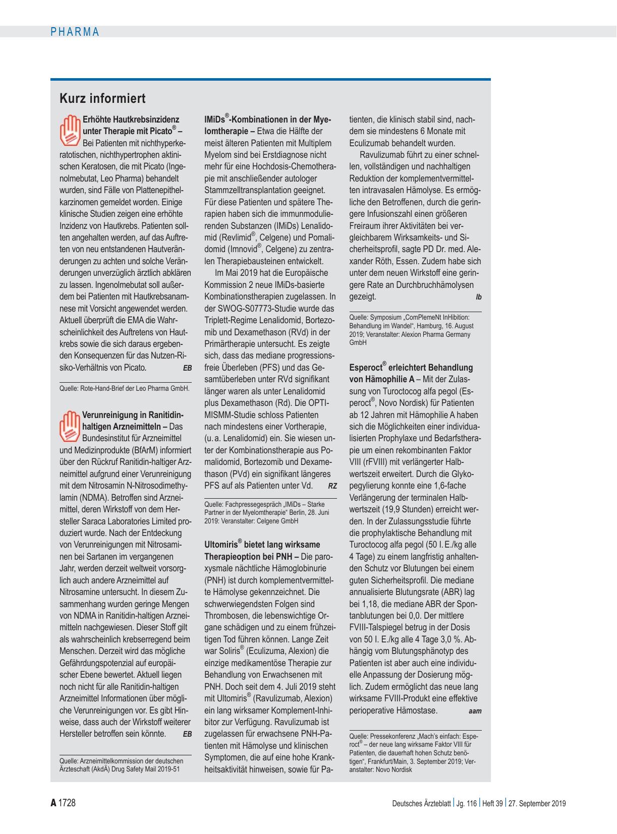 Vorschauseite 1: Kurz informiert