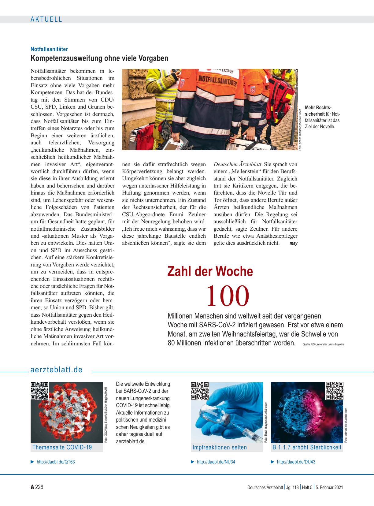Vorschauseite 1: aerzteblatt. de