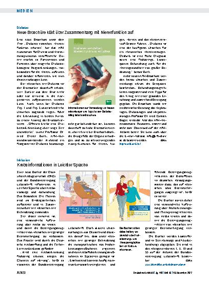 Vorschauseite 1: Inklusion: Krebsinformationen in Leichter Sprache
