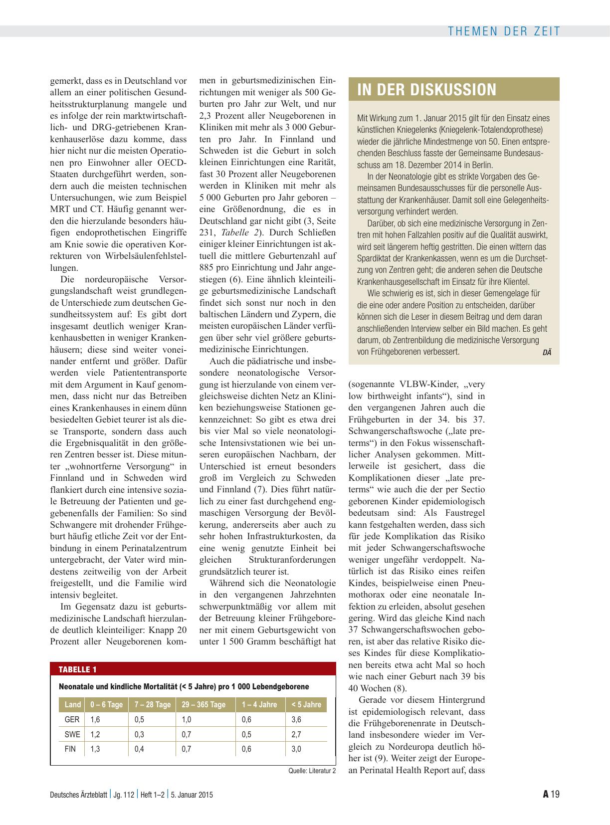 Vorschauseite 2: Perinatalmedizinische Versorgung: Maximale Sicherheit für Mutter und Kind anstreben