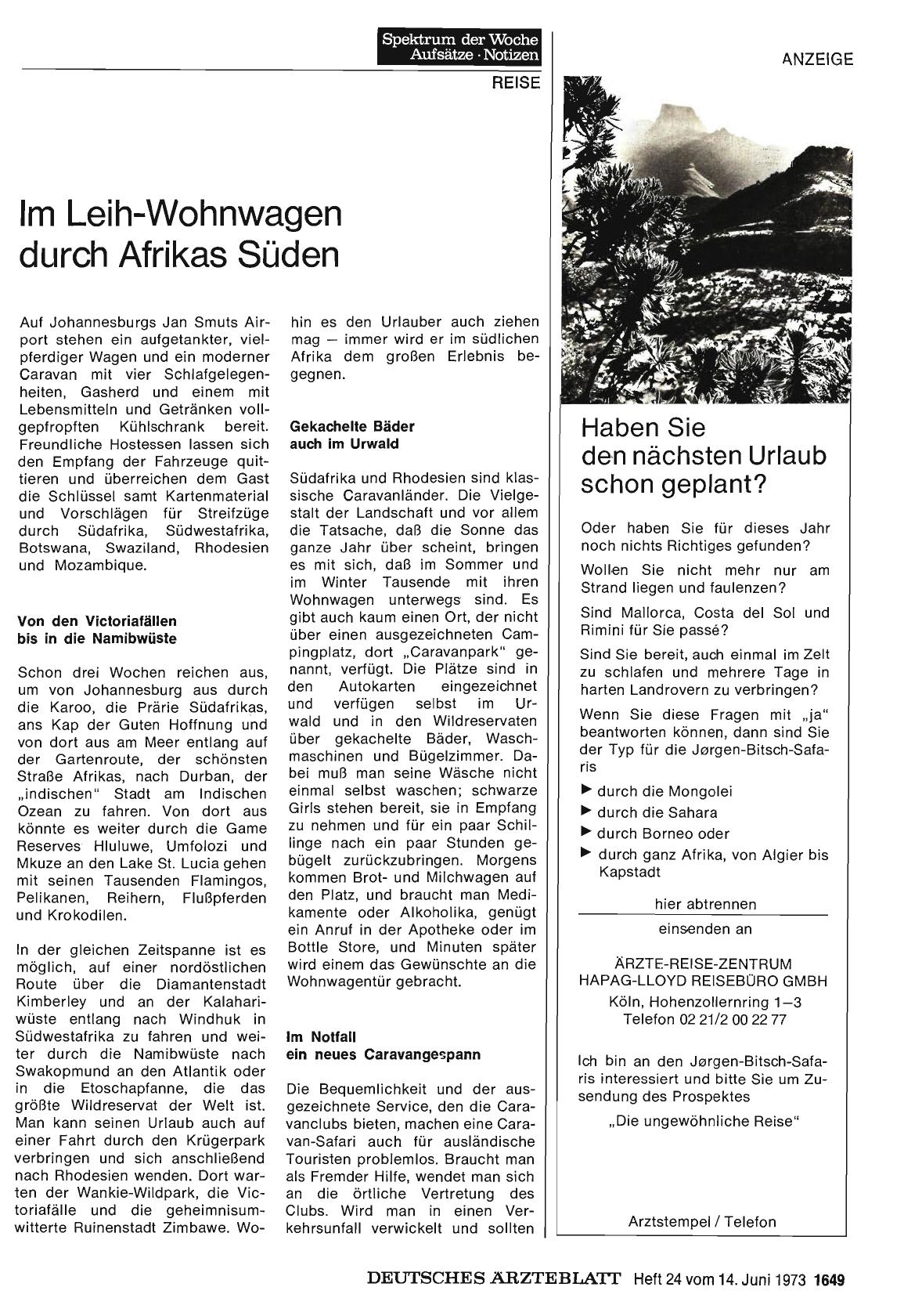 Vorschauseite 1: Im Leih-Wohnwagen durch Afrikas Süden