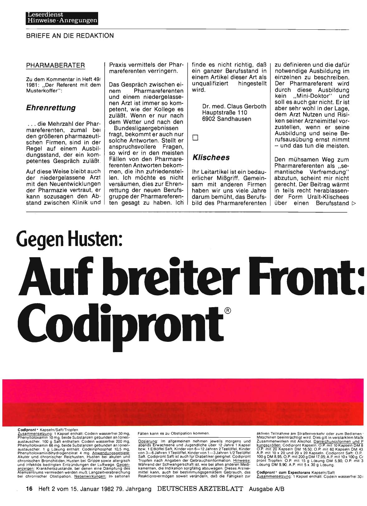 Vorschauseite 1: PHARMABERATER: Klischees