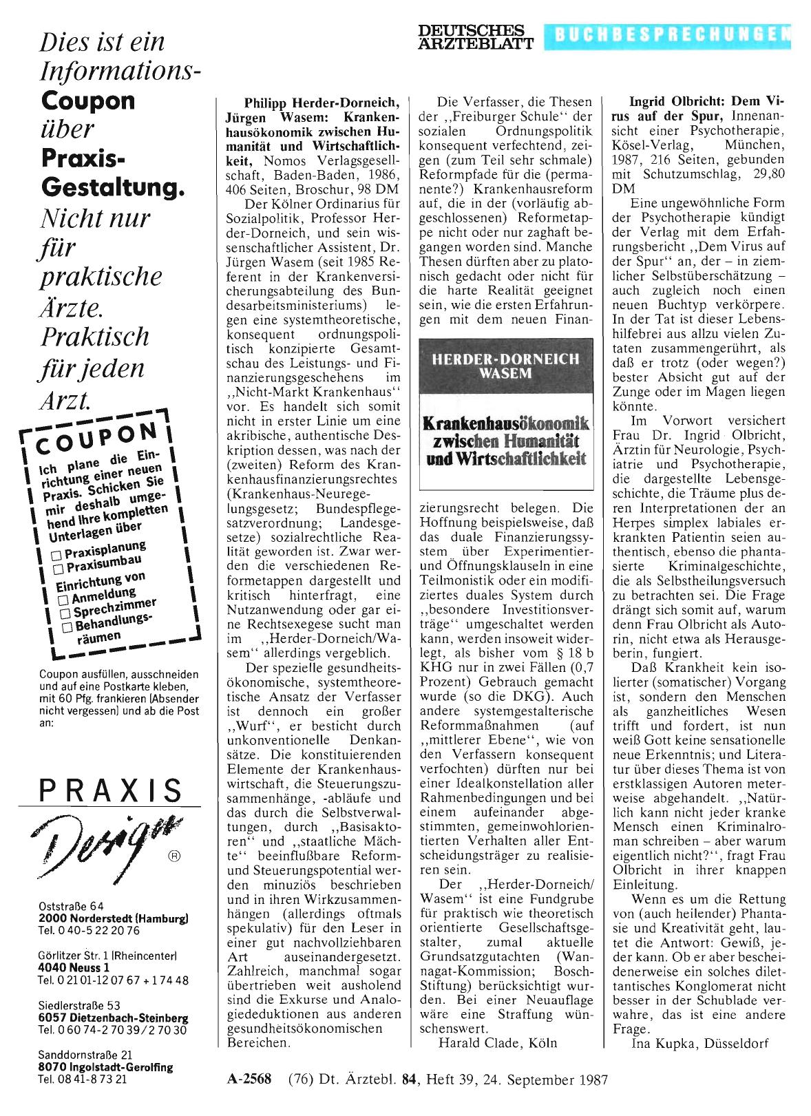 Vorschauseite 1: Ingrid Olbricht: Dem Virus auf der Spur