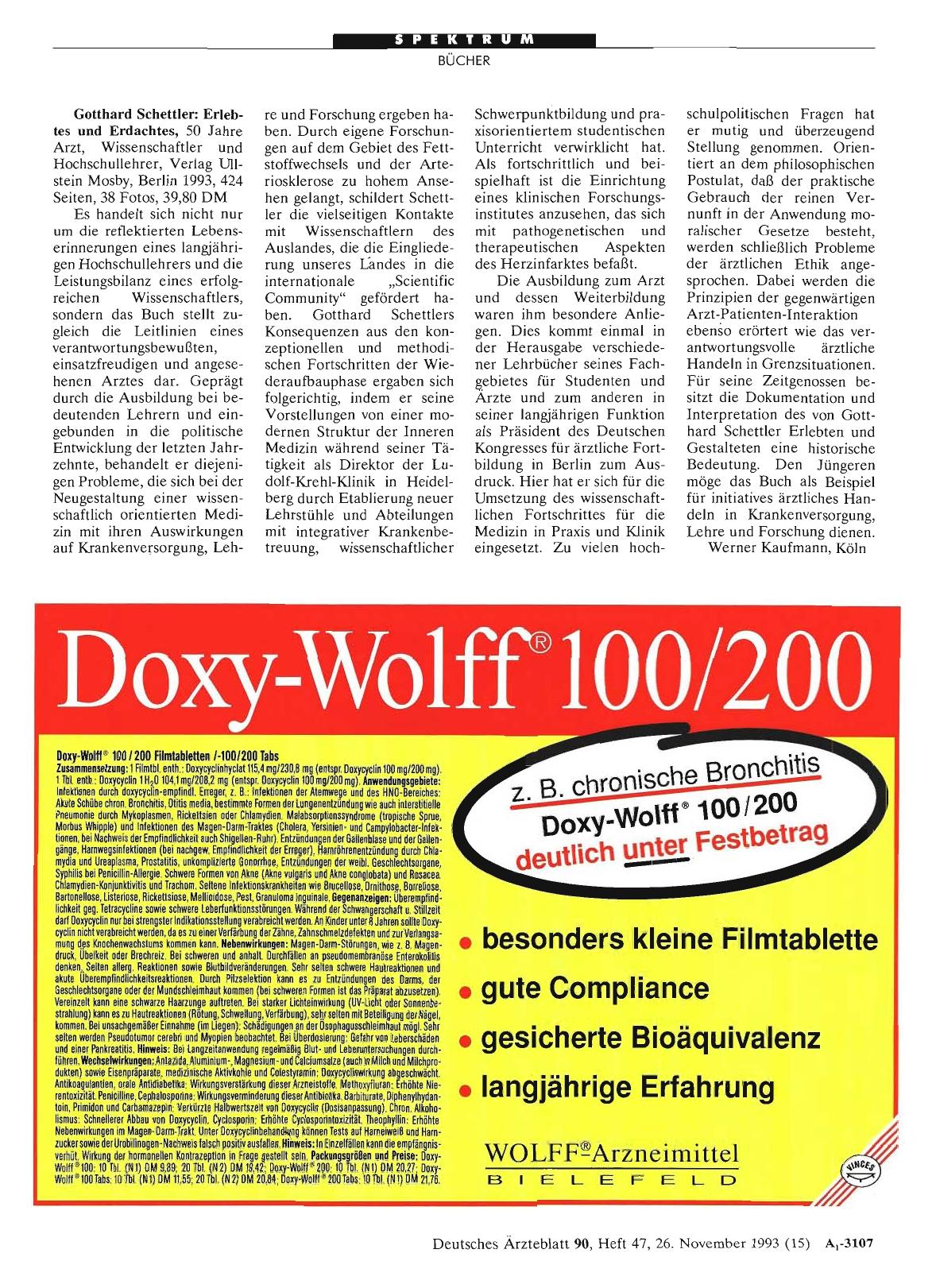Vorschauseite 1: Gotthard Schettler: Erlebtes und Erdachtes