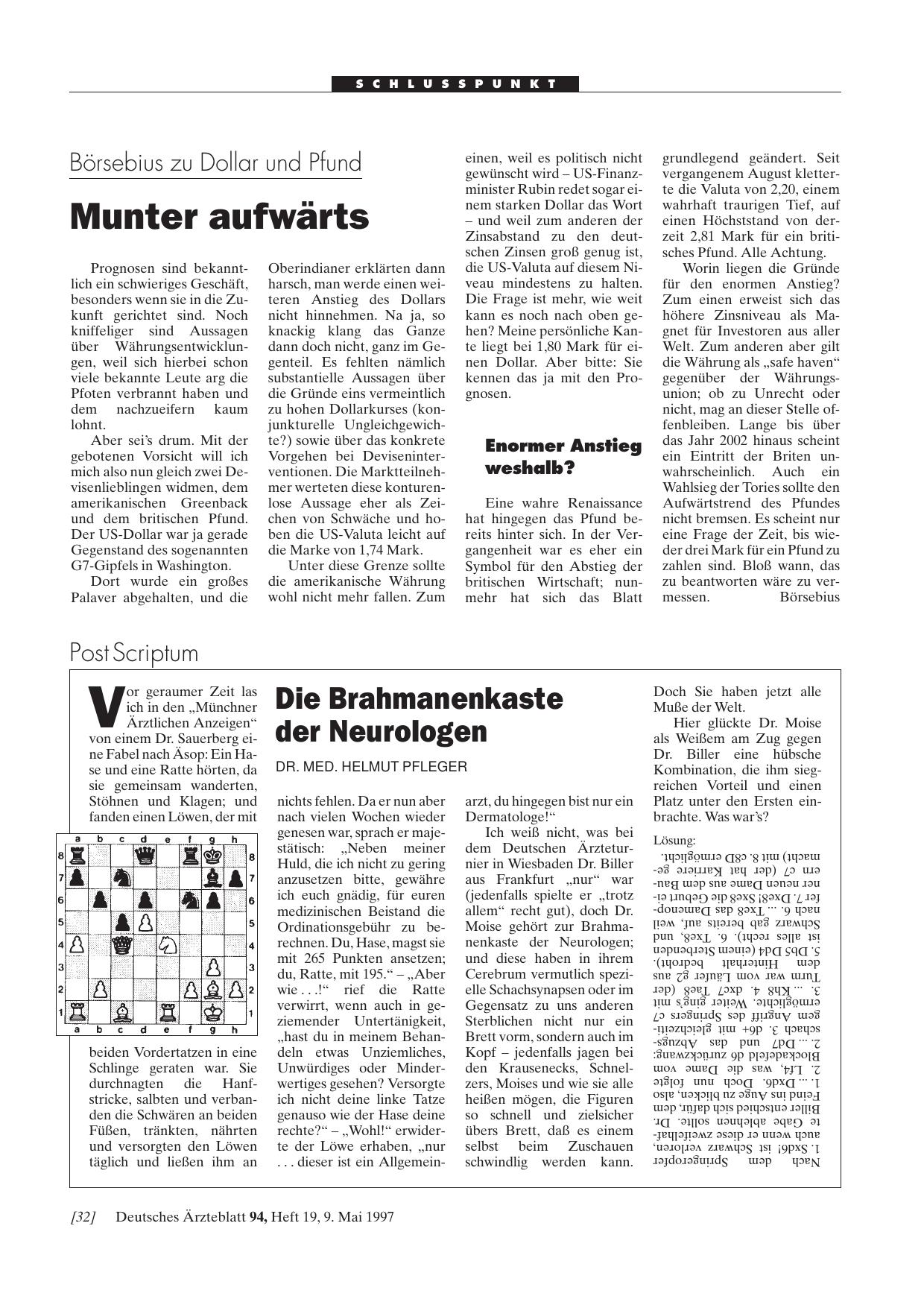 Vorschauseite 1: Börsebius zu Dollar und Pfund: Munter aufwärts