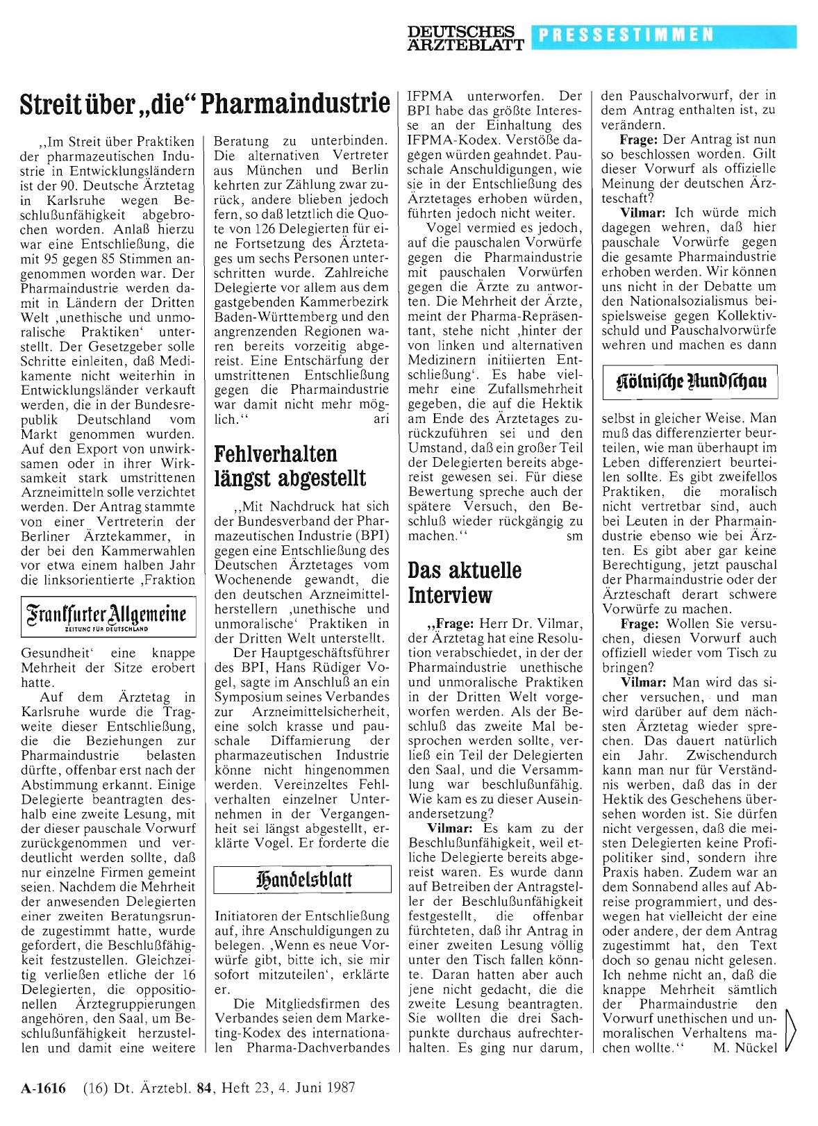 Vorschauseite 1: Fehlverhalten längst abgestellt