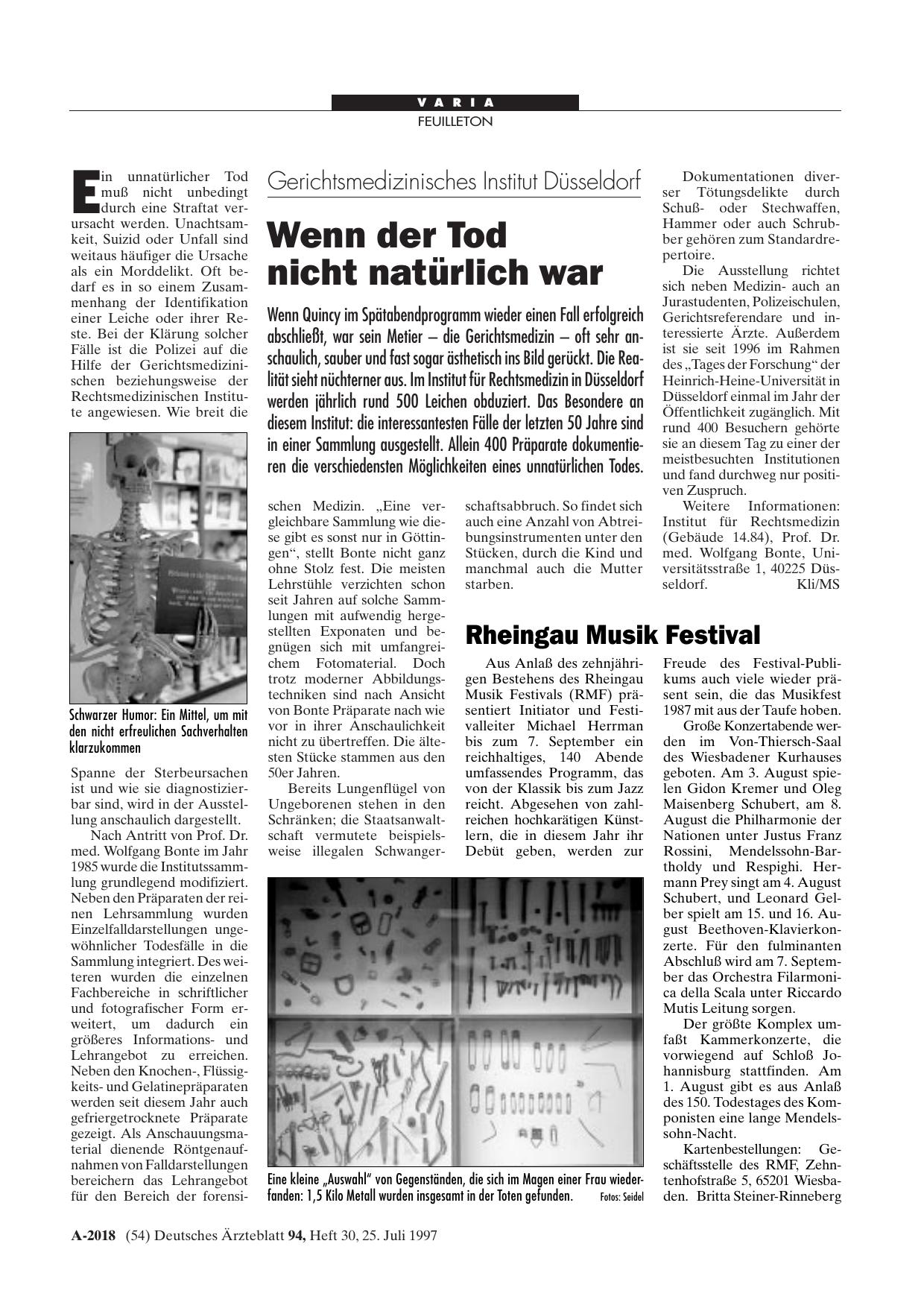 Vorschauseite 1: Rheingau Musik Festival