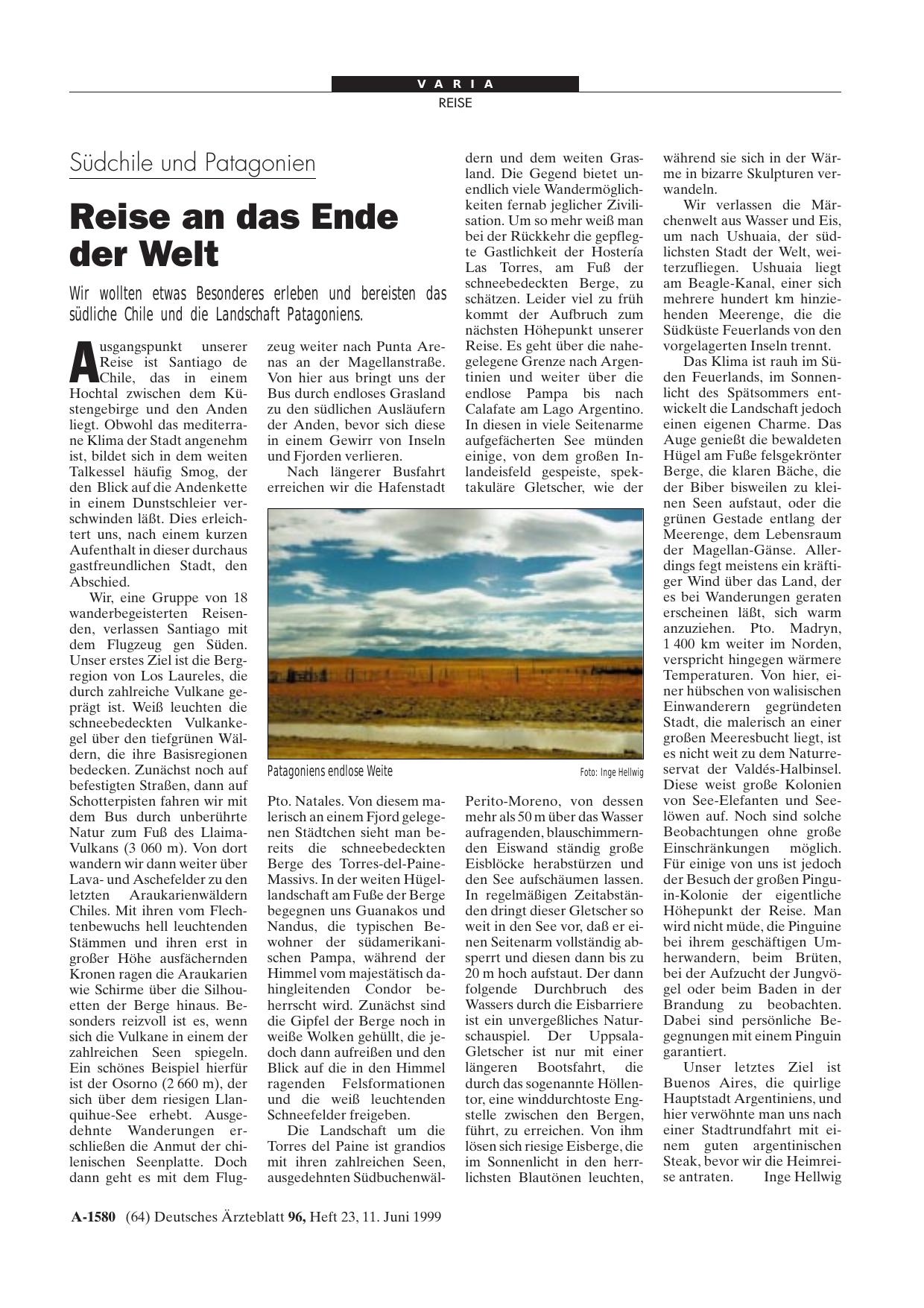 Vorschauseite 1: Südchile und Patagonien: Reise an das Ende der Welt