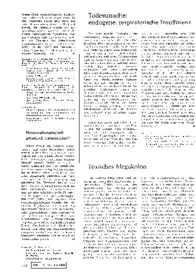 Vorschauseite 1: Todesursache: endogene, respiratorische Insuffizienz