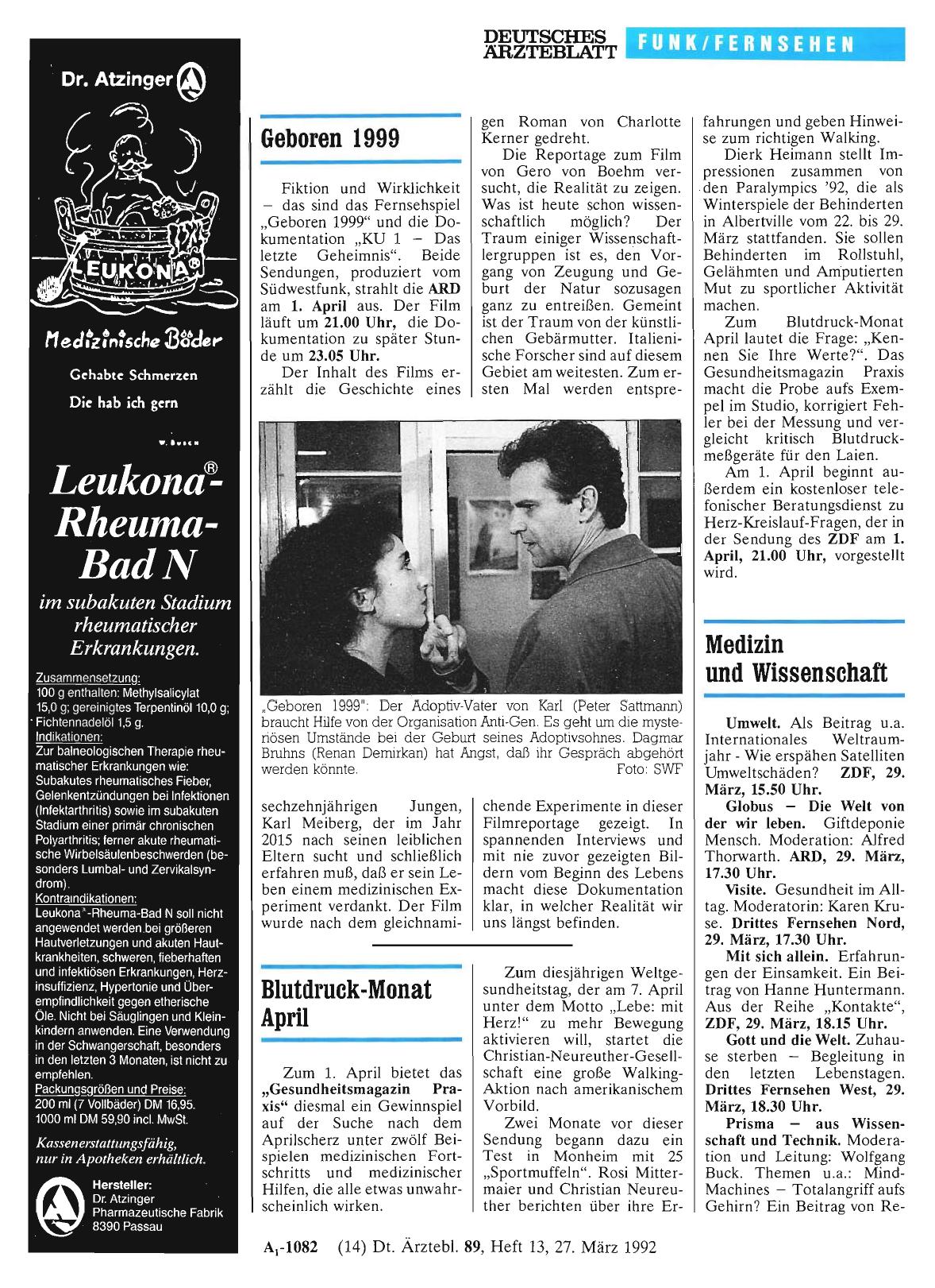 Vorschauseite 1: Geboren 1999