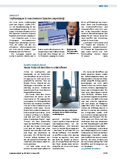 Vorschauseite 1: SARS-CoV-2: Impfkampagne in verschiedenen Sprachen angekündigt