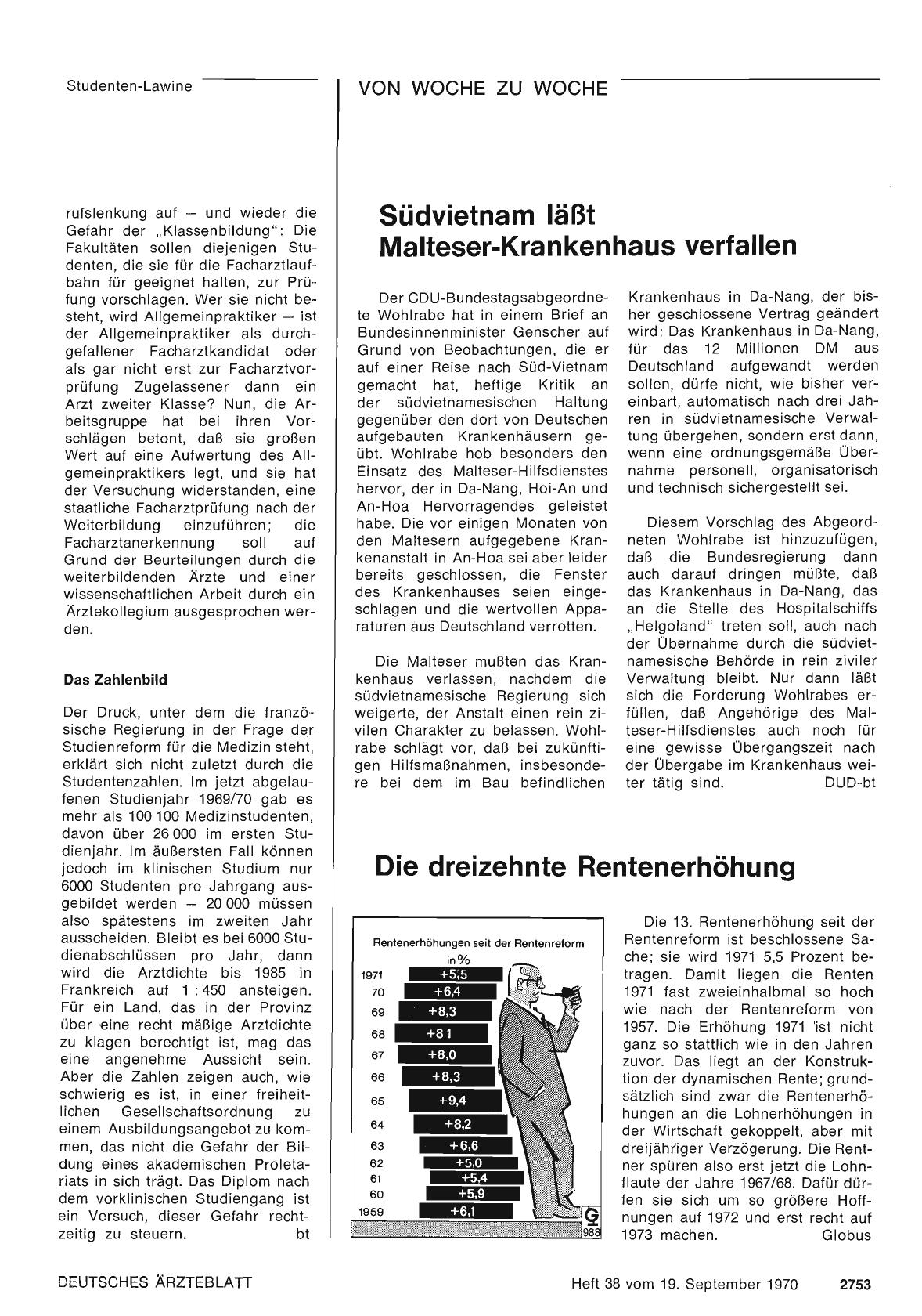 Vorschauseite 1: Südvietnam läßt Malteser-Krankenhaus verfallen