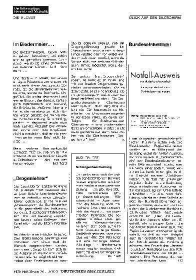 Vorschauseite 1: Bundeseinheitlich!