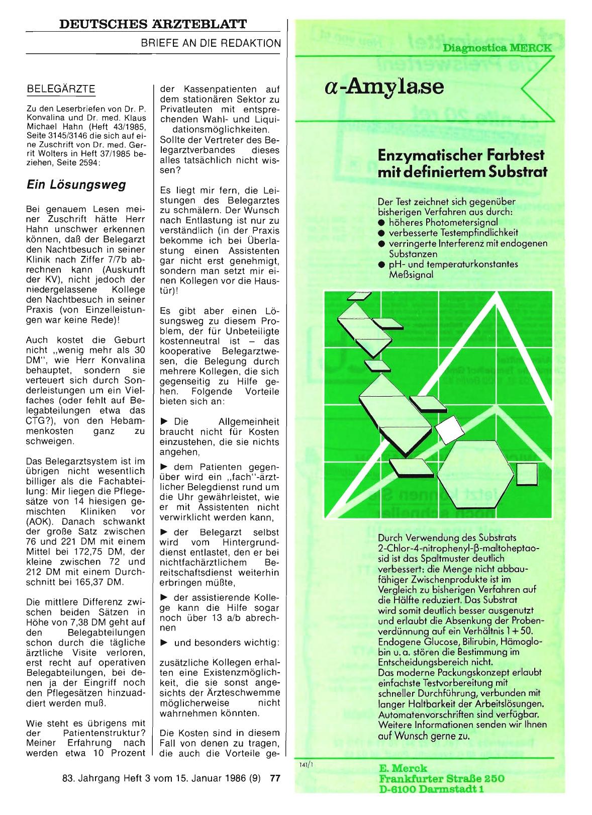 Vorschauseite 1: BELEGÄRZTE: Ein Lösungsweg