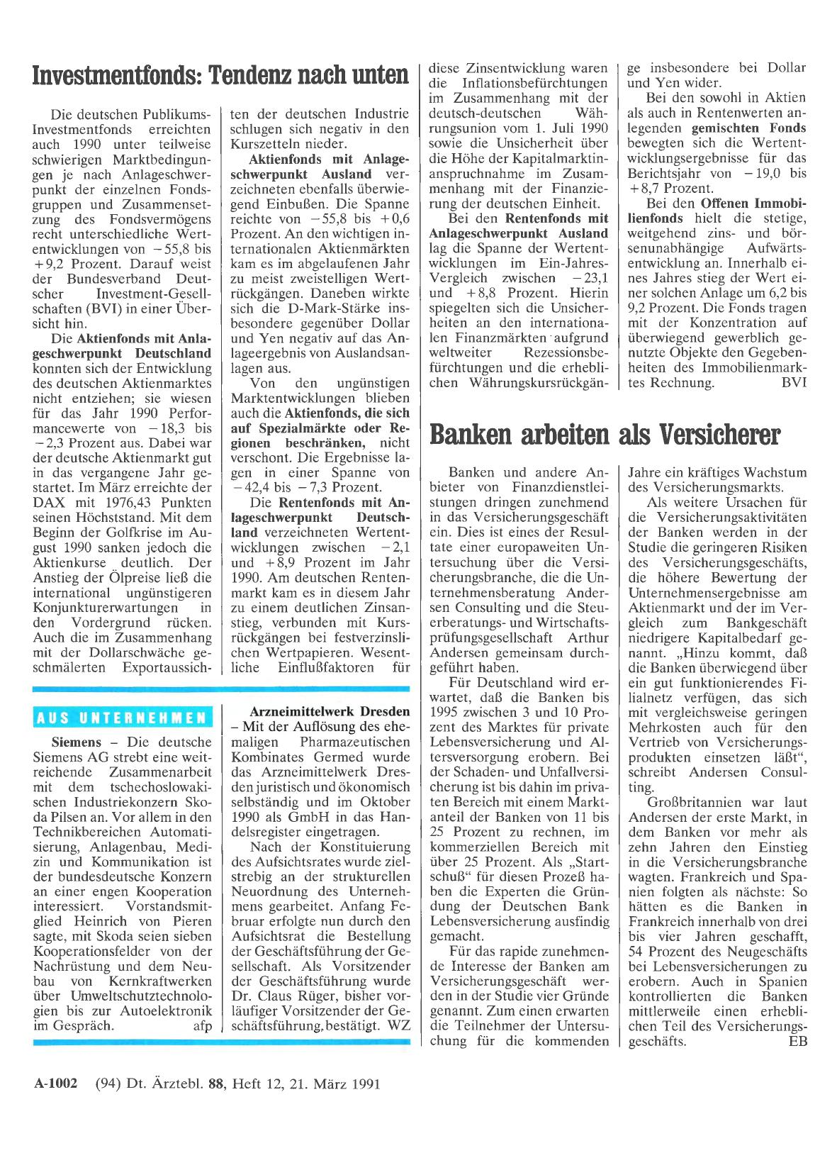 Vorschauseite 1: AUS UNTERNEHMEN