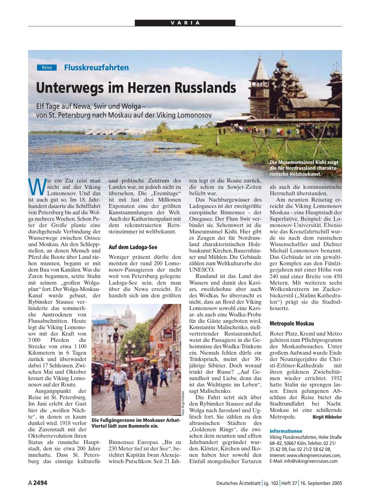 Vorschauseite 1: Flusskreuzfahrten: Unterwegs im Herzen Russlands