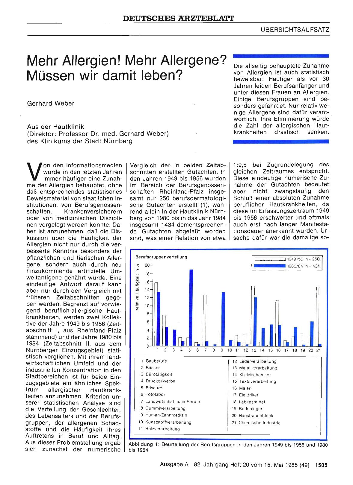 Vorschauseite 1: Mehr Allergien! Mehr Allergene? Müssen wir damit leben?