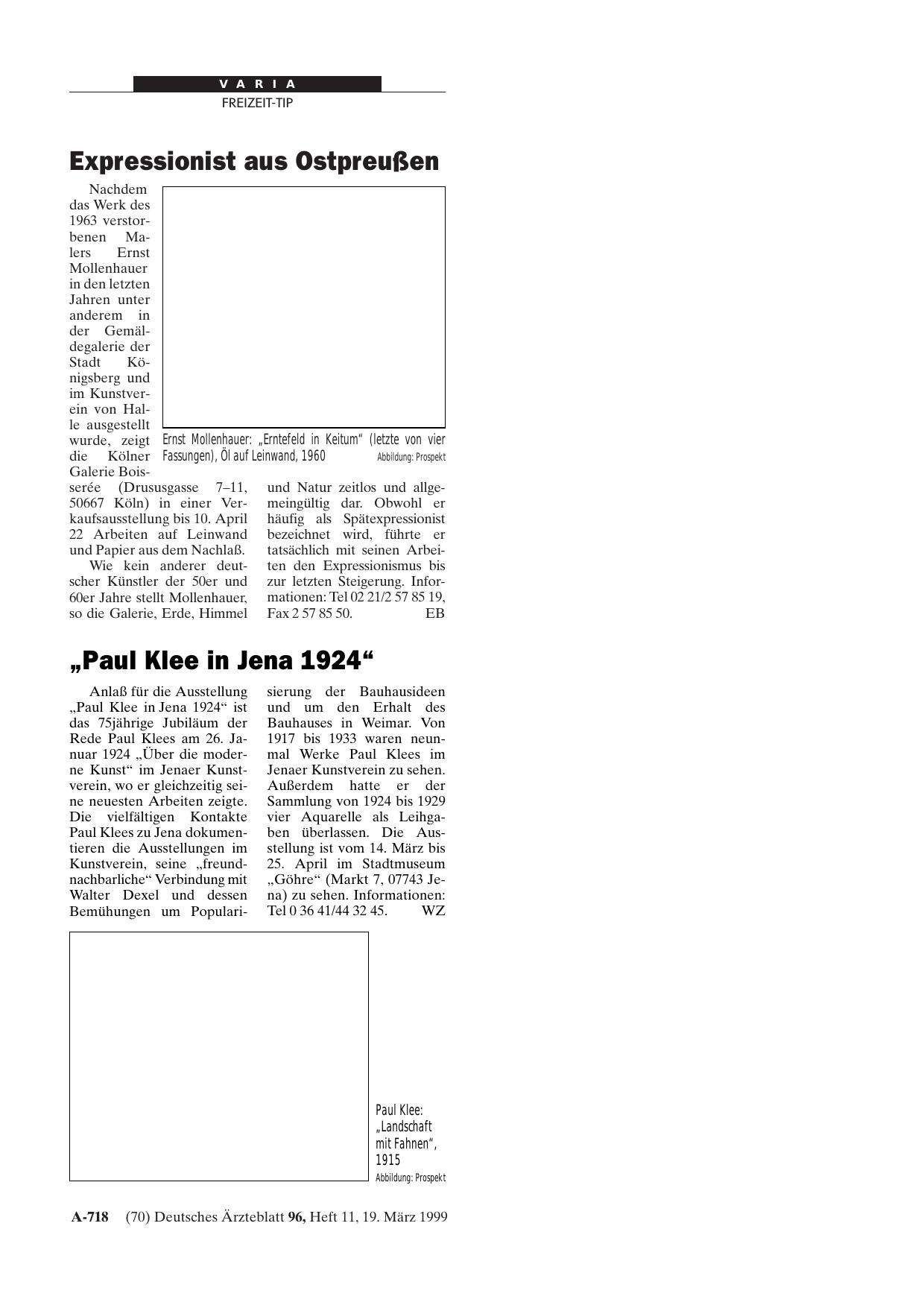 Vorschauseite 1: „Paul Klee in Jena 1924„