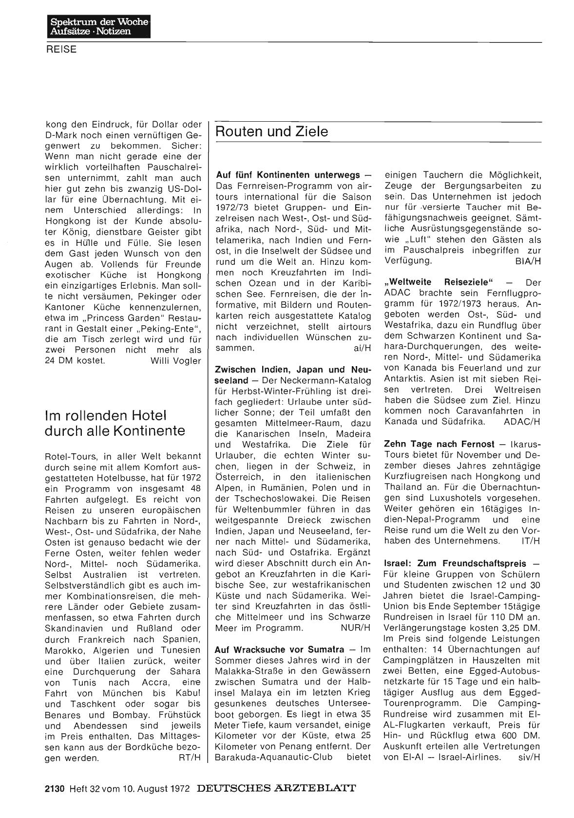 Vorschauseite 1: Im rollenden Hotel durch alle Kontinente