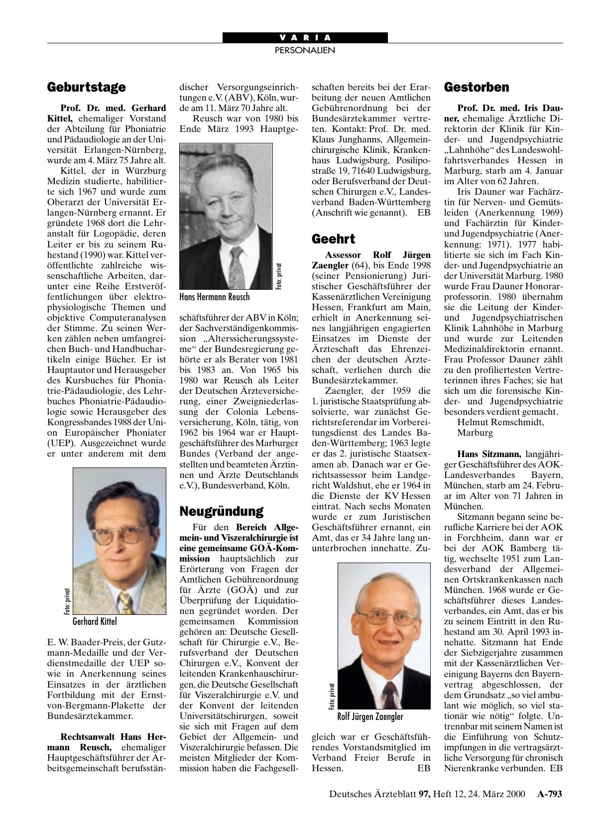 Vorschauseite 1: Gestorben