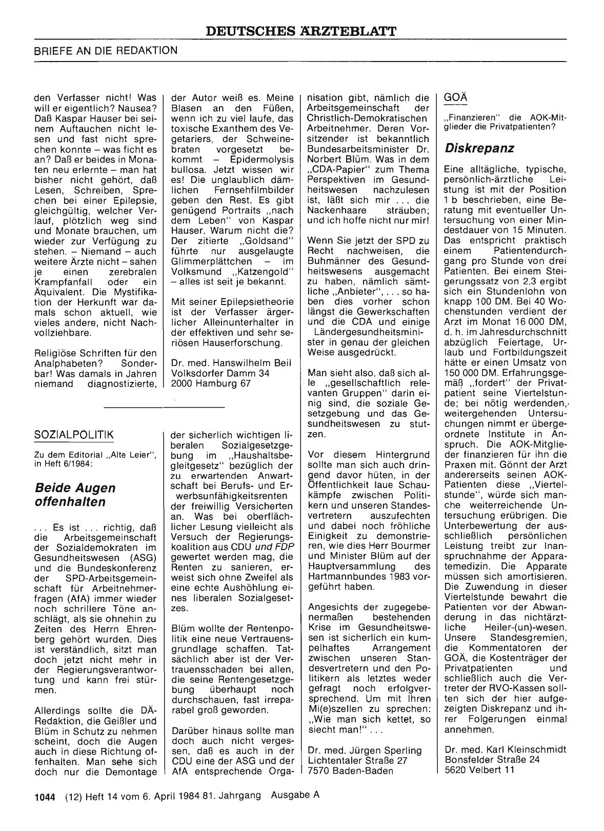 Vorschauseite 1: GOÄ: Diskrepanz