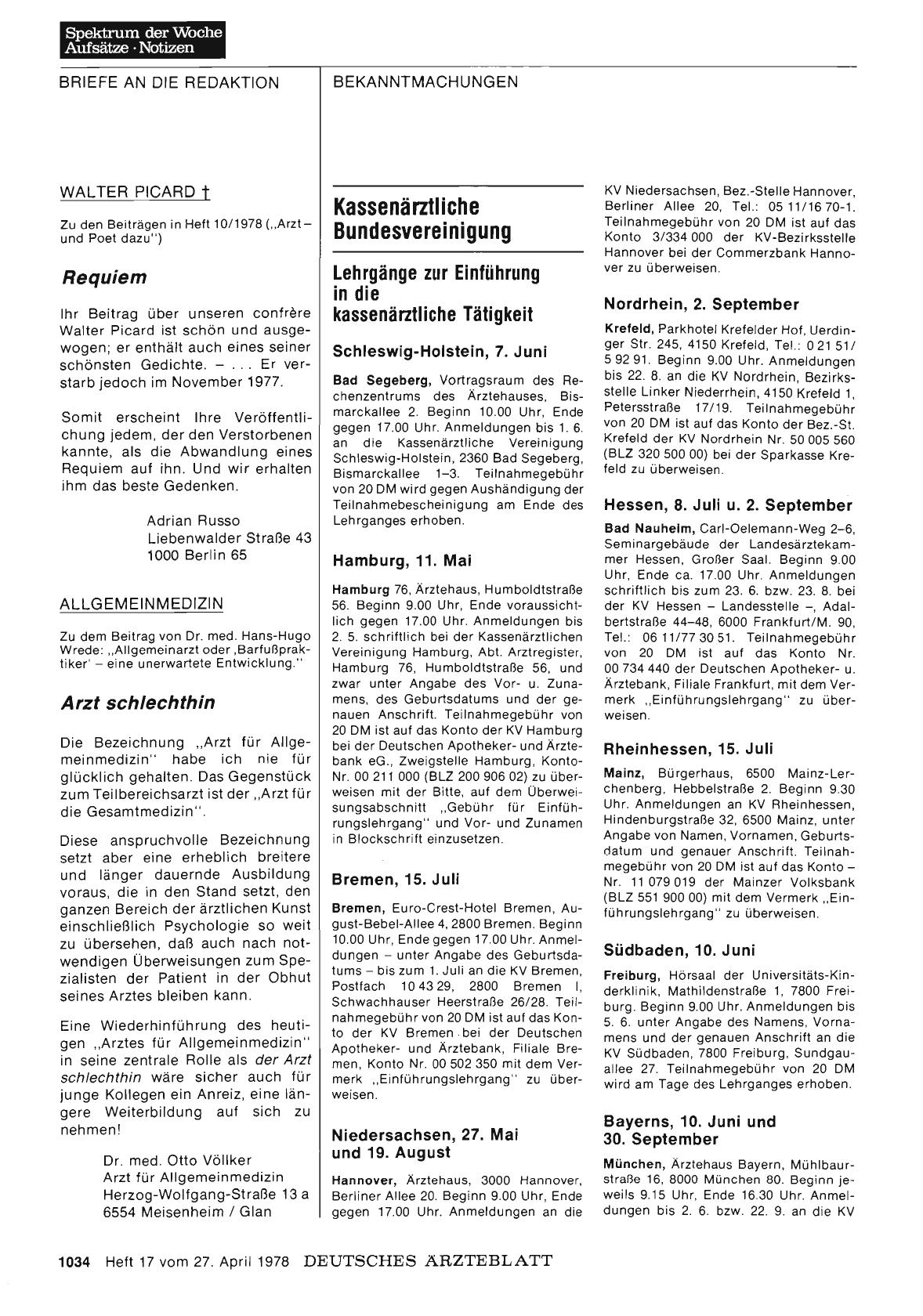 Vorschauseite 1: Kassenärztliche Bundesvereinigung