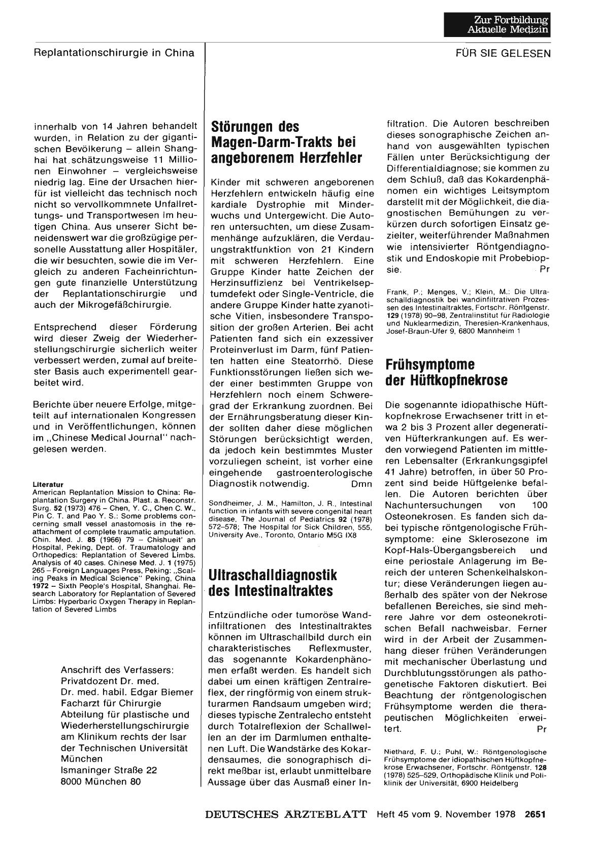 Vorschauseite 1: Frühsymptome der Hüftkopfnekrose