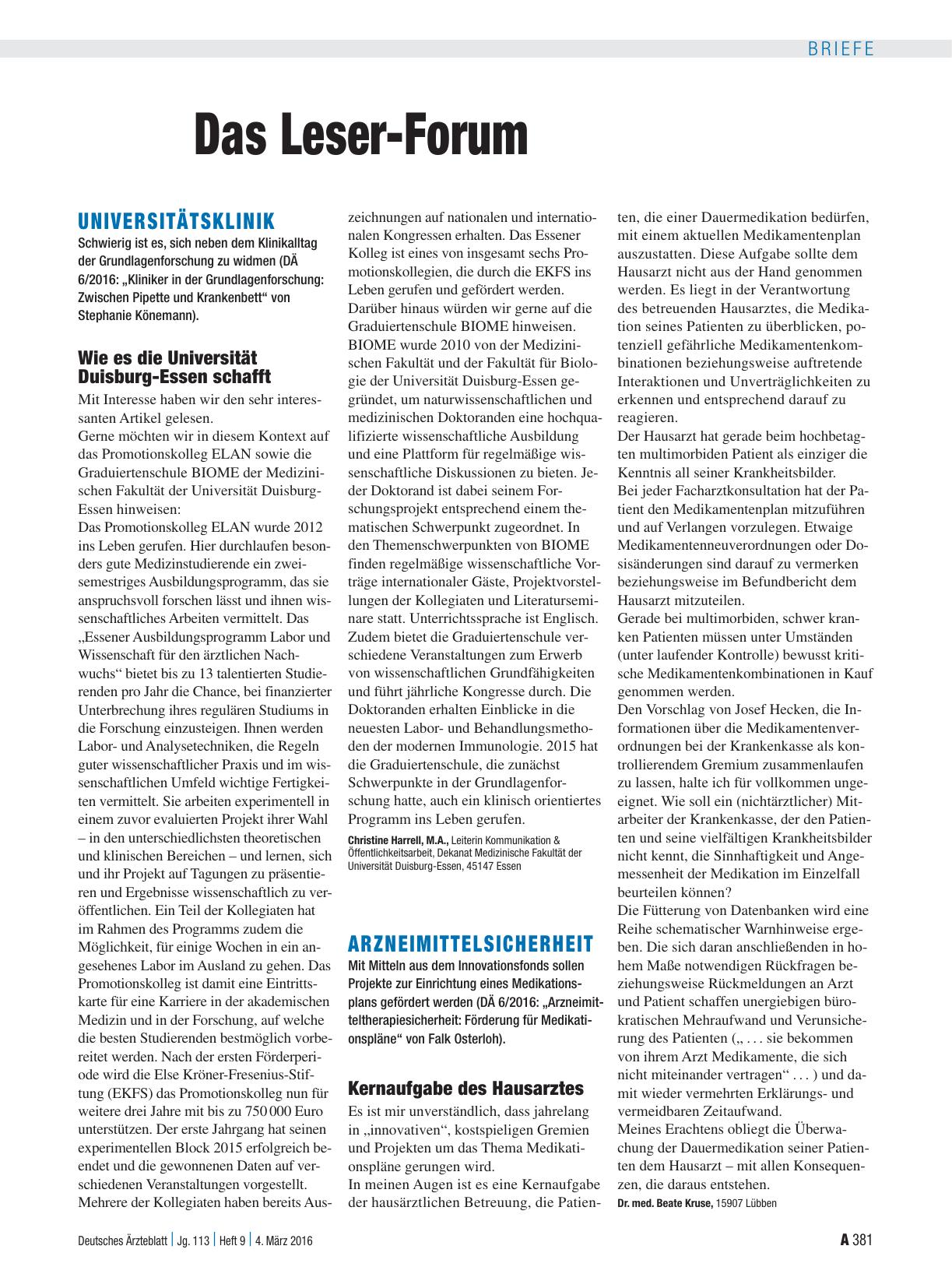 Vorschauseite 1: Arzneimittelsicherheit: Kernaufgabe des Hausarztes