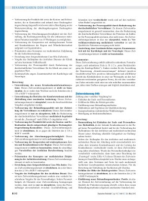 Vorschauseite 2: Bewertung der Zielvereinbarungen in Verträgen mit leitenden Krankenhausärzten durch die gemeinsame Koordinierungsstelle der Bundesärztekammer und des Verbandes der Leitenden Krank…