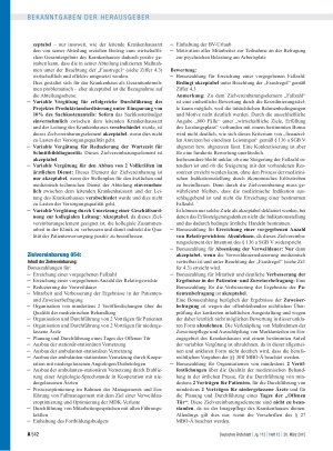 Vorschauseite 4: Bewertung der Zielvereinbarungen in Verträgen mit leitenden Krankenhausärzten durch die gemeinsame Koordinierungsstelle der Bundesärztekammer und des Verbandes der Leitenden Krank…