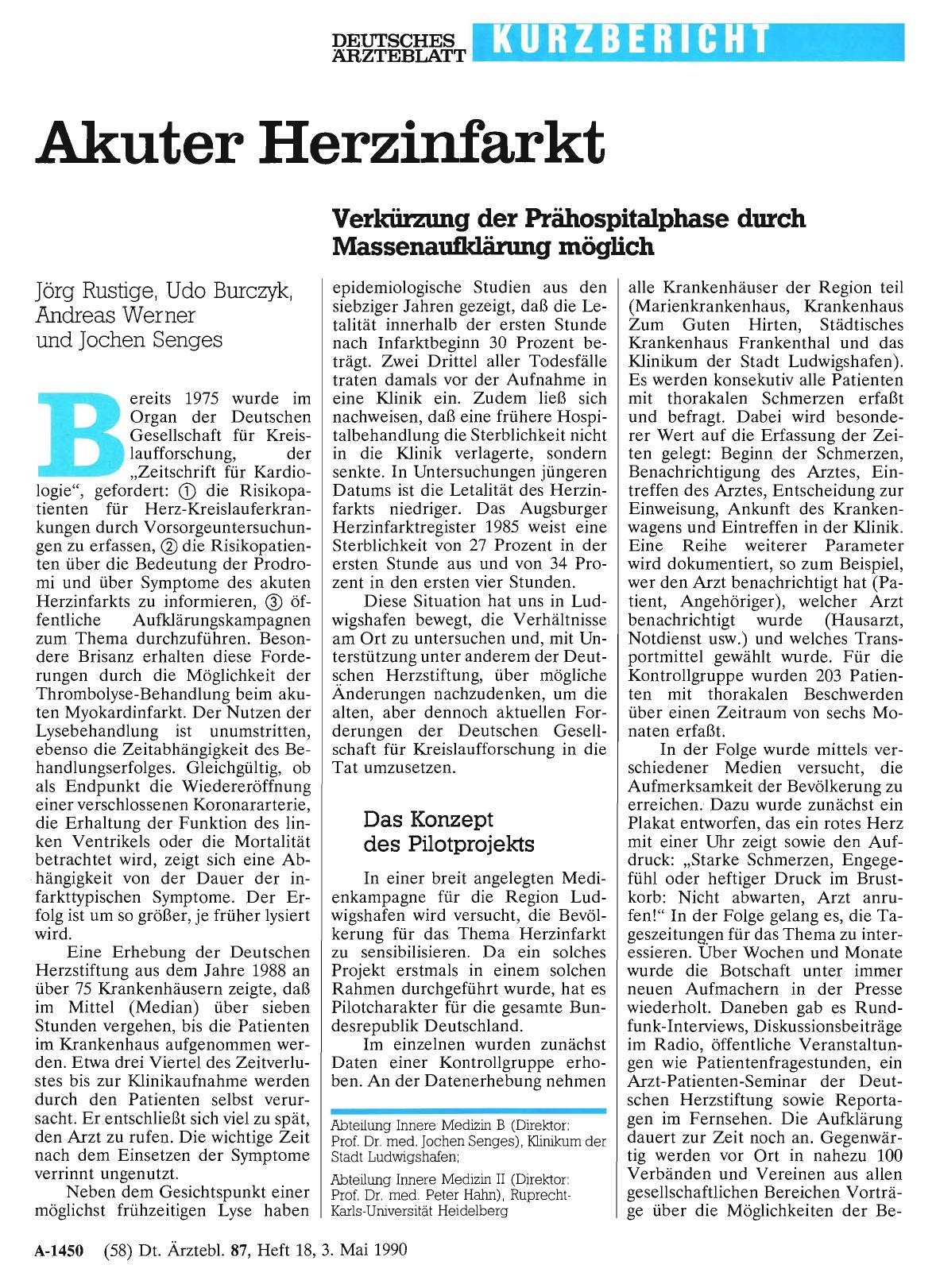 Vorschauseite 1: Akuter Herzinfarkt