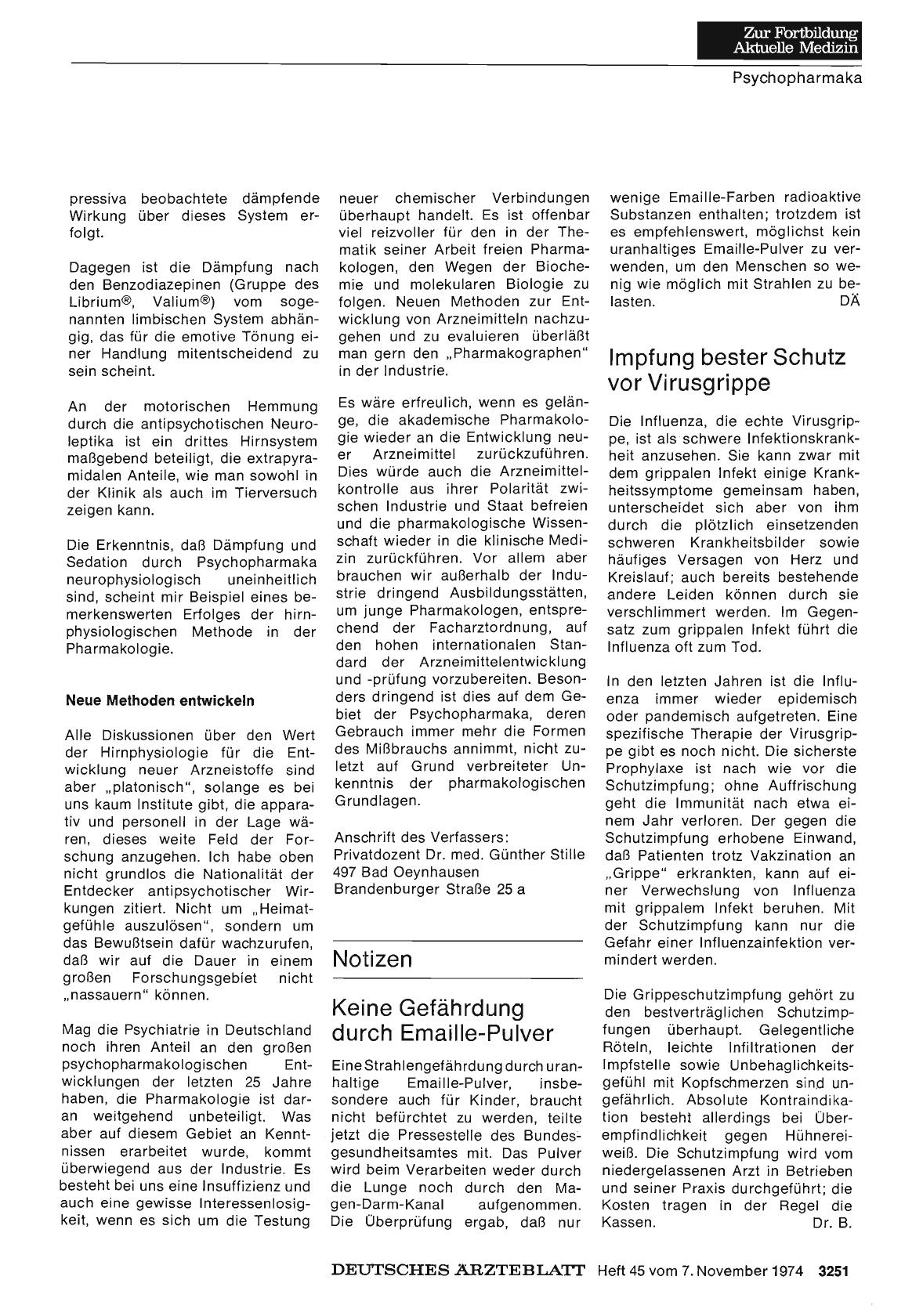 Vorschauseite 1: Keine Gefährdung durch Emaille-Pulver