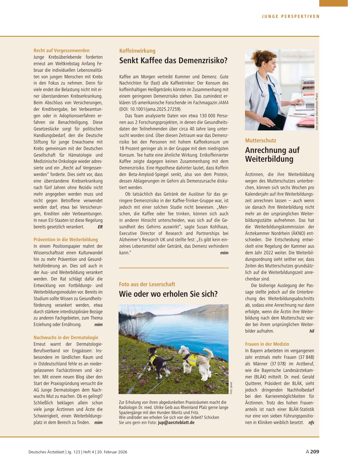 Vorschauseite 1: Foto aus der Leserschaft: Wie oder wo erholen Sie sich ?