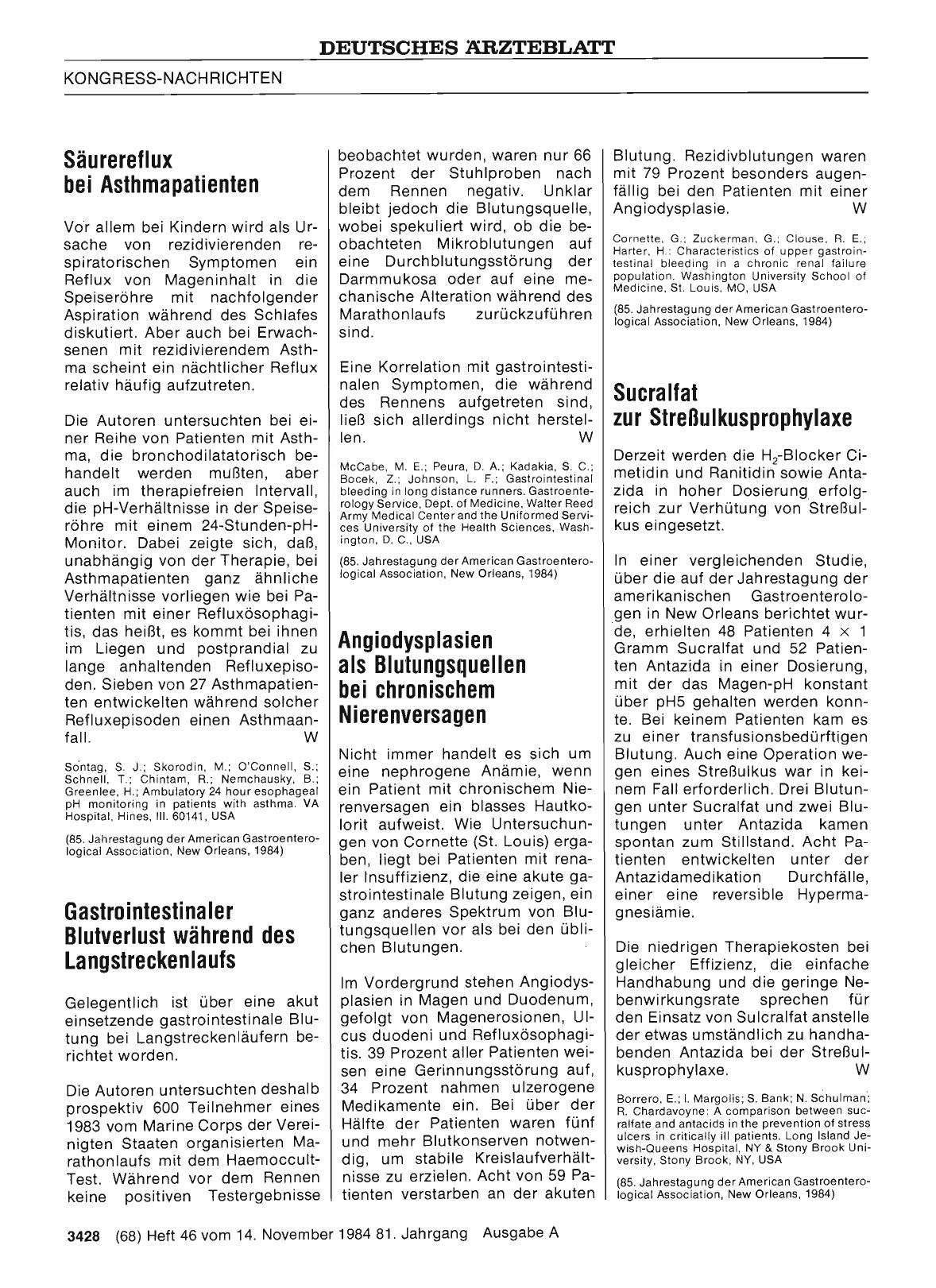 Vorschauseite 1: Säurereflux bei Asthmapatienten