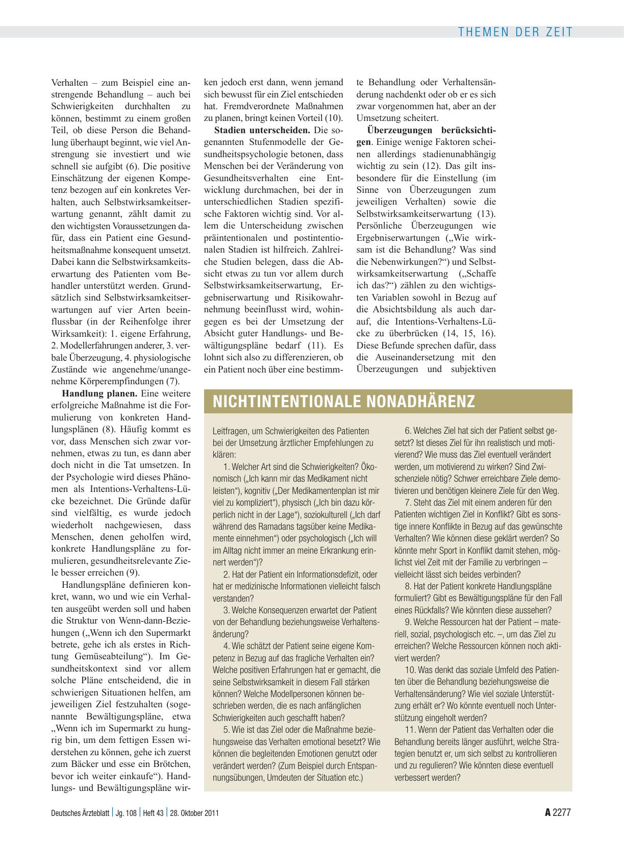 Vorschauseite 2: Arzt-Patienten-Kommunikation: Adhärenz im Praxisalltag effektiv fördern