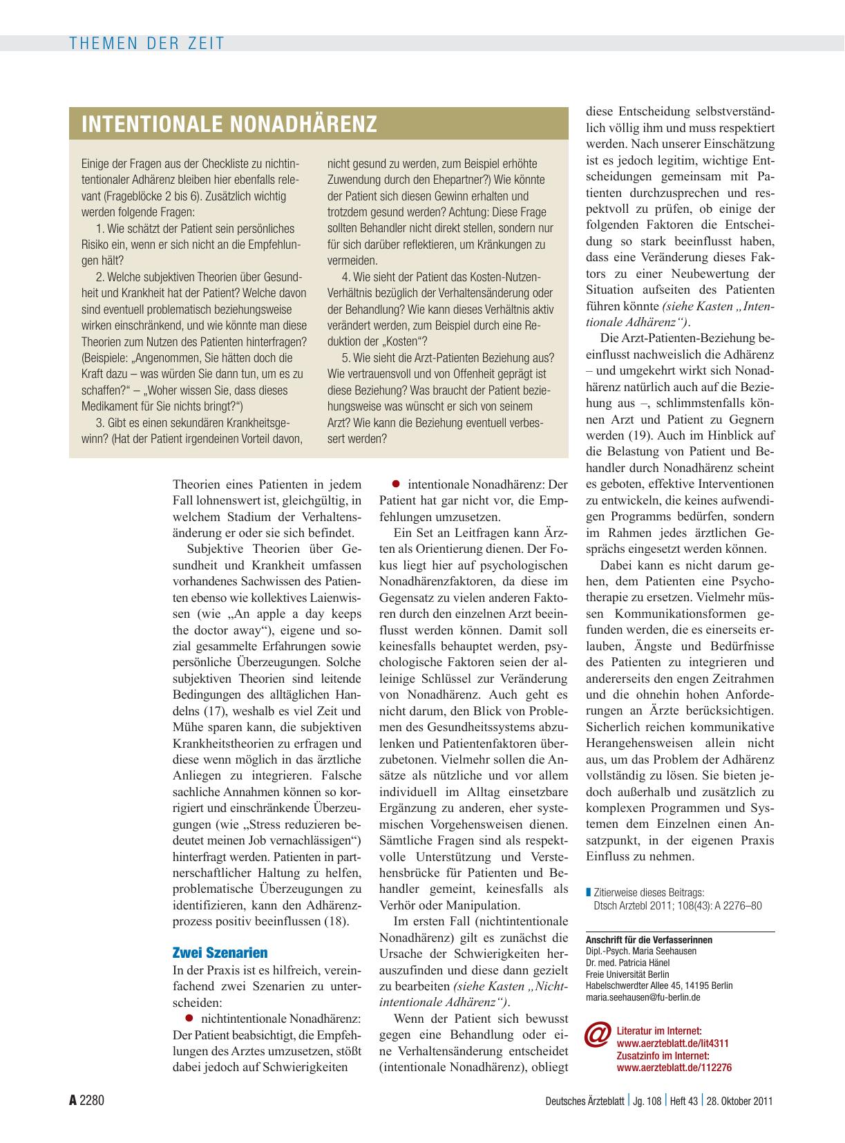 Vorschauseite 3: Arzt-Patienten-Kommunikation: Adhärenz im Praxisalltag effektiv fördern
