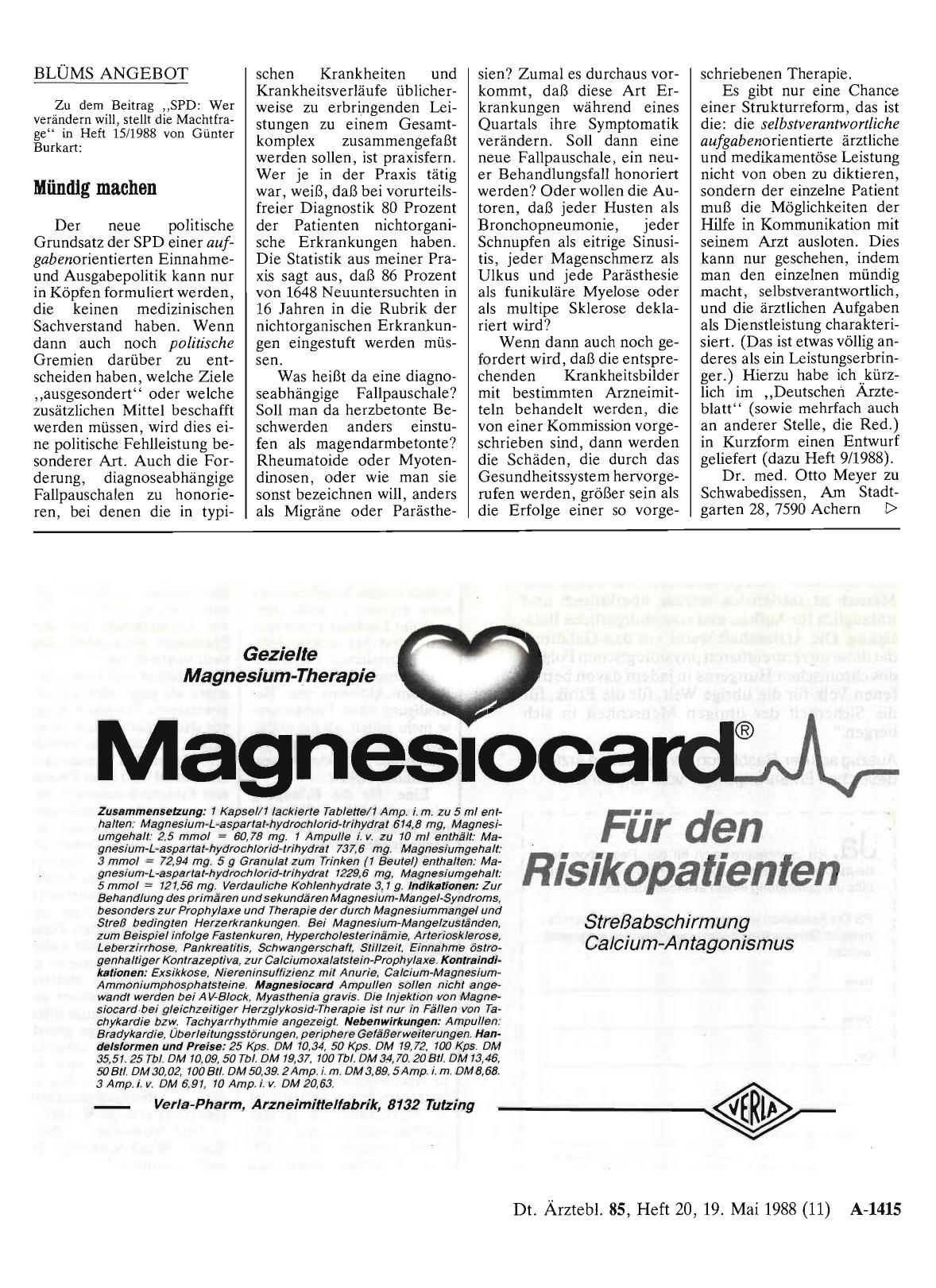 Vorschauseite 1: BLÜMS ANGEBOT: Mündig machen