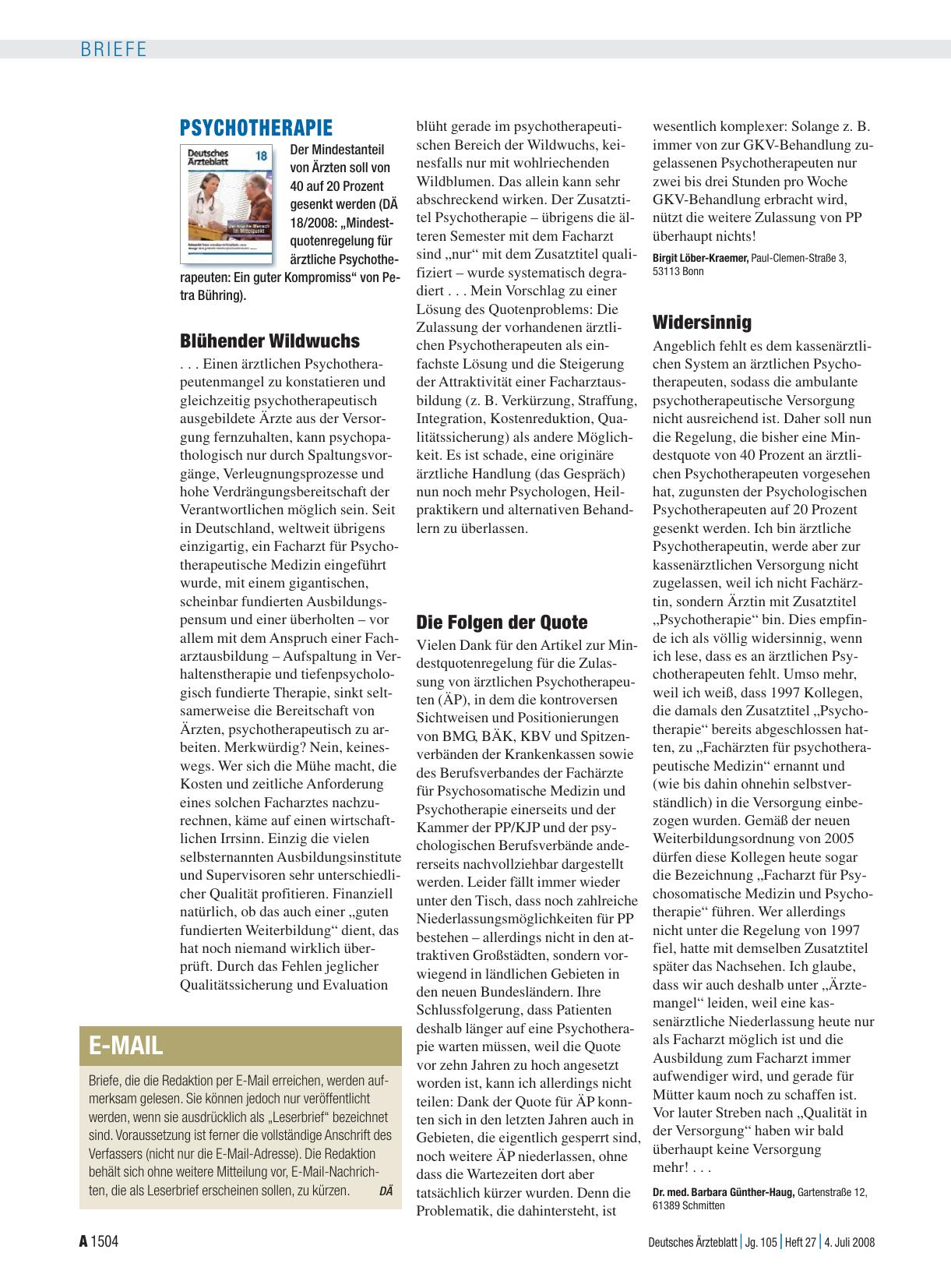 Vorschauseite 1: Psychotherapie: Blühender Wildwuchs