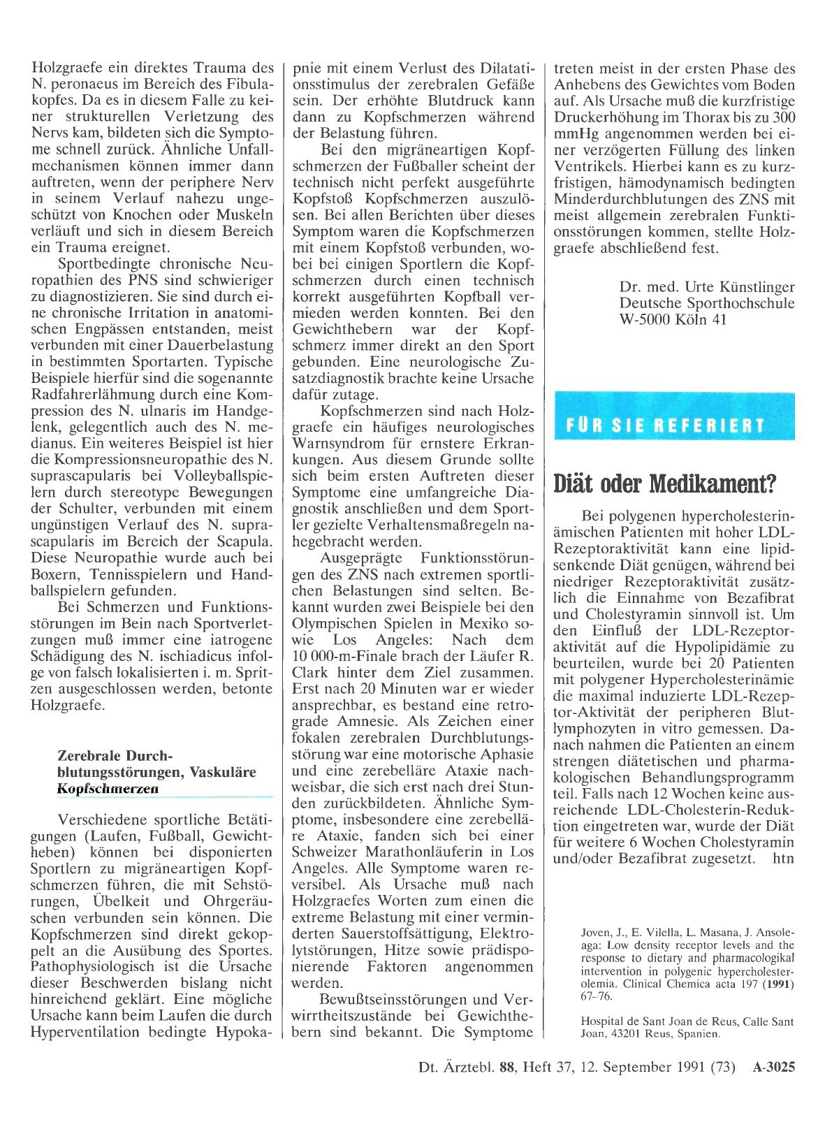Vorschauseite 1: Diät oder Medikament?