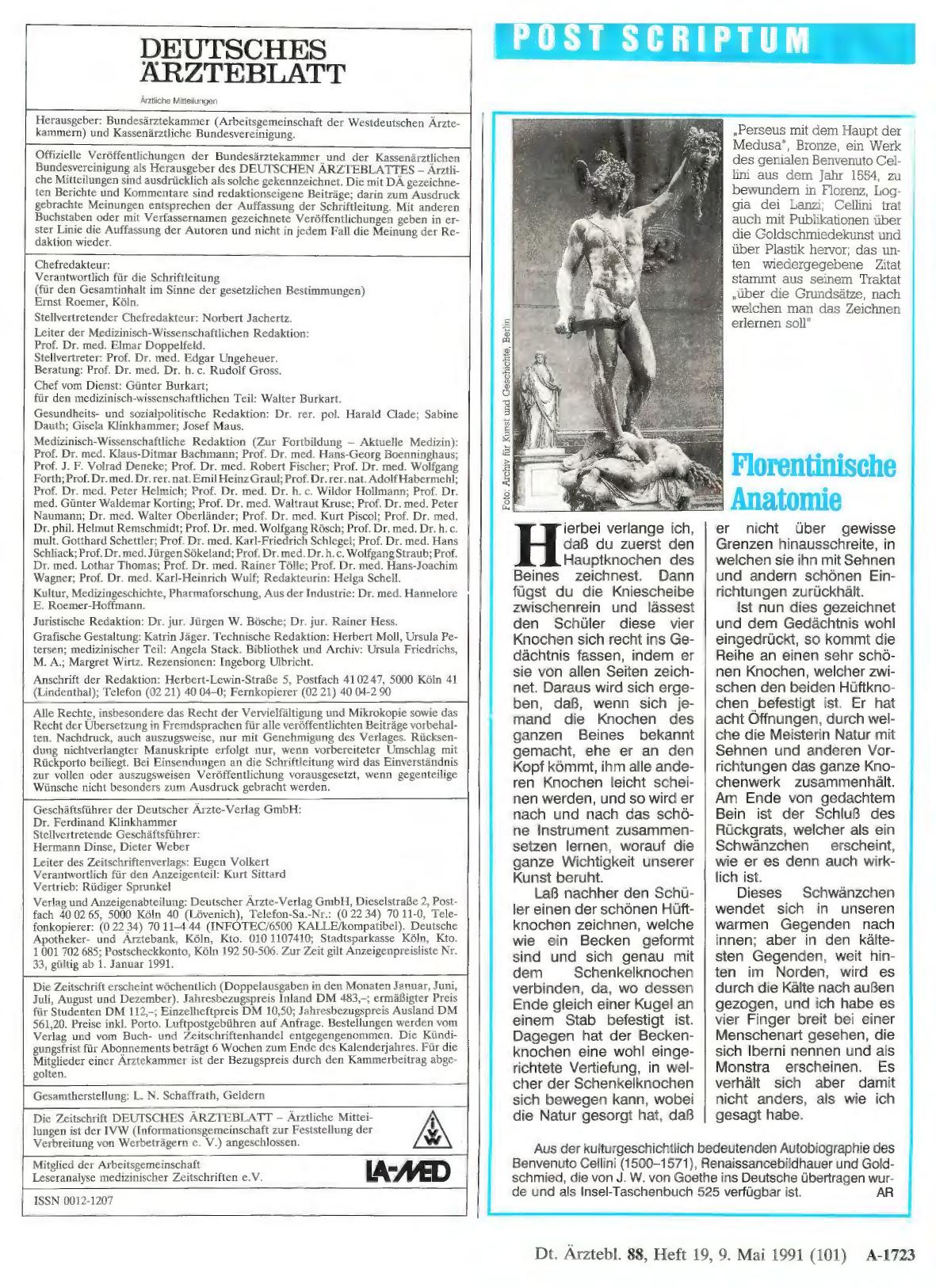 Vorschauseite 1: Florentinische Anatomie
